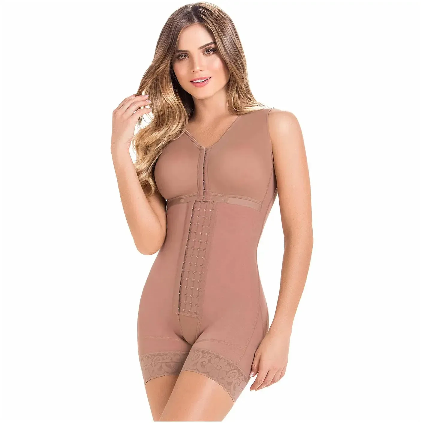 MARIAE FPC6330 | Stage 2 Faja Colombiana Post-Surgery, Postpartum & Daily Use with Built-in Bra – High Compression