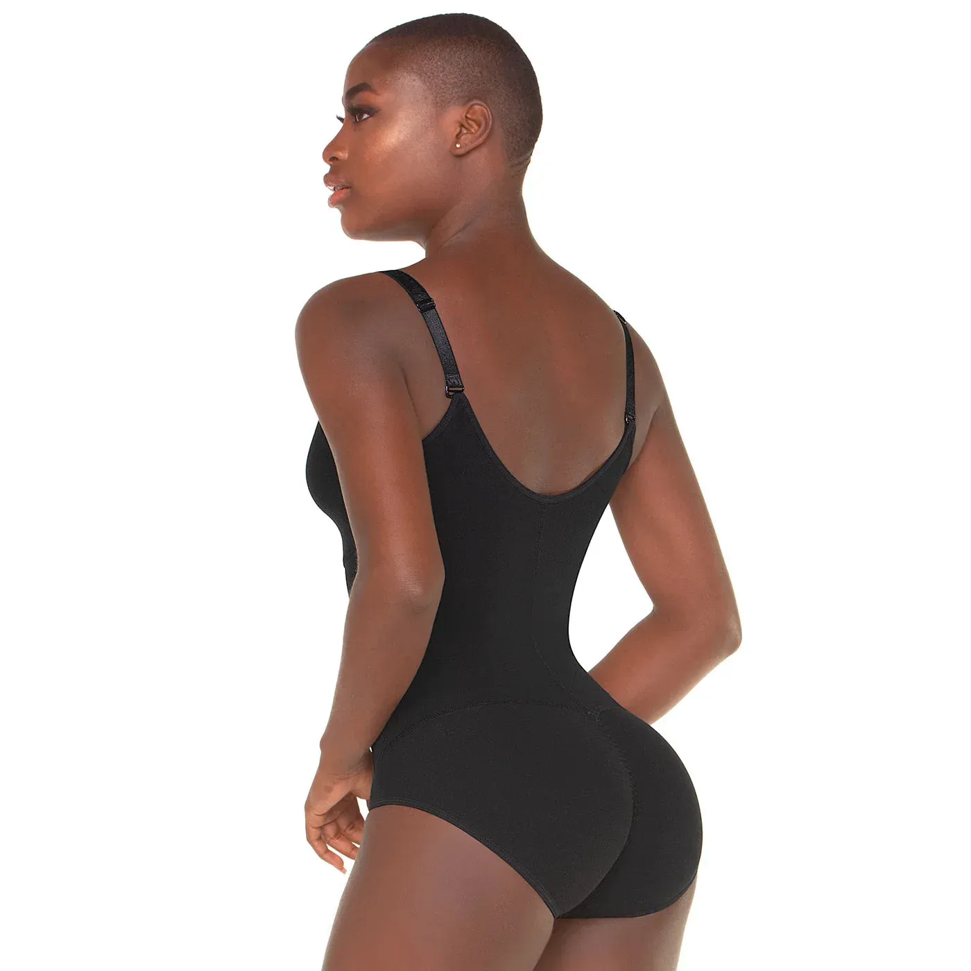 MARIAE FPF2610 Faja Colombiana Pospartum & Daily Use Hiphugger Shapewear Bodysuit with Built-Bra