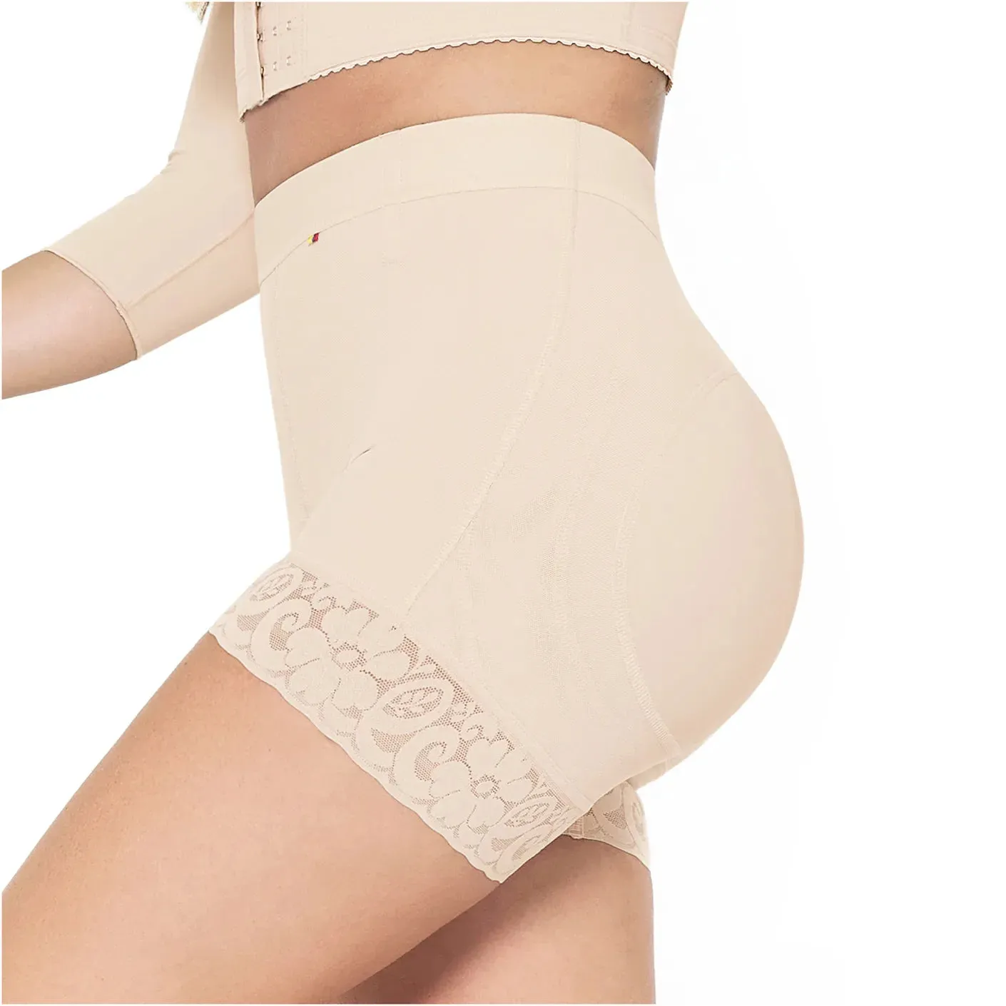 MARIAE SPN0130 Fajas Colombianas High Waisted Butt Lifter Shaper Shorts High Compression