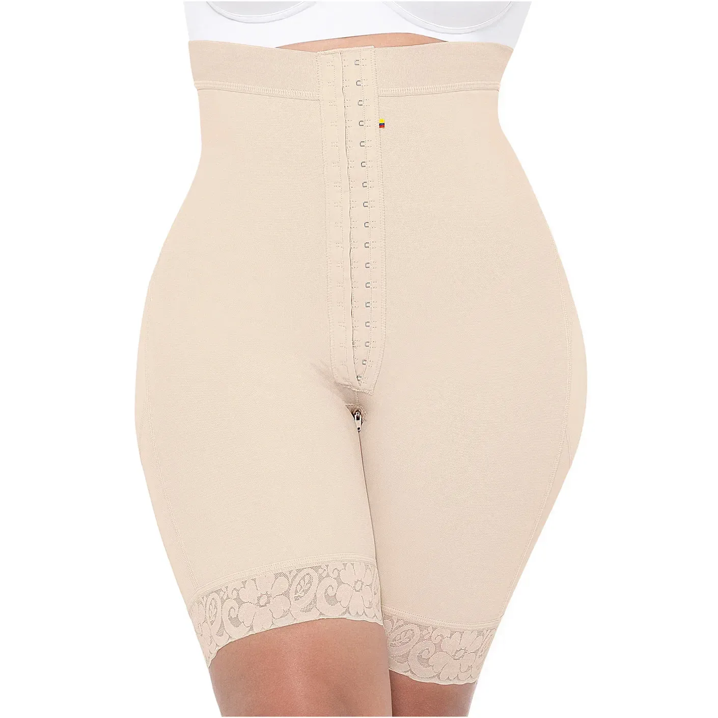 MARIAE TPD0530 Fajas Colombianas High Waisted Shaper Shorts for Women Butt Lift High Compression Front Hooks