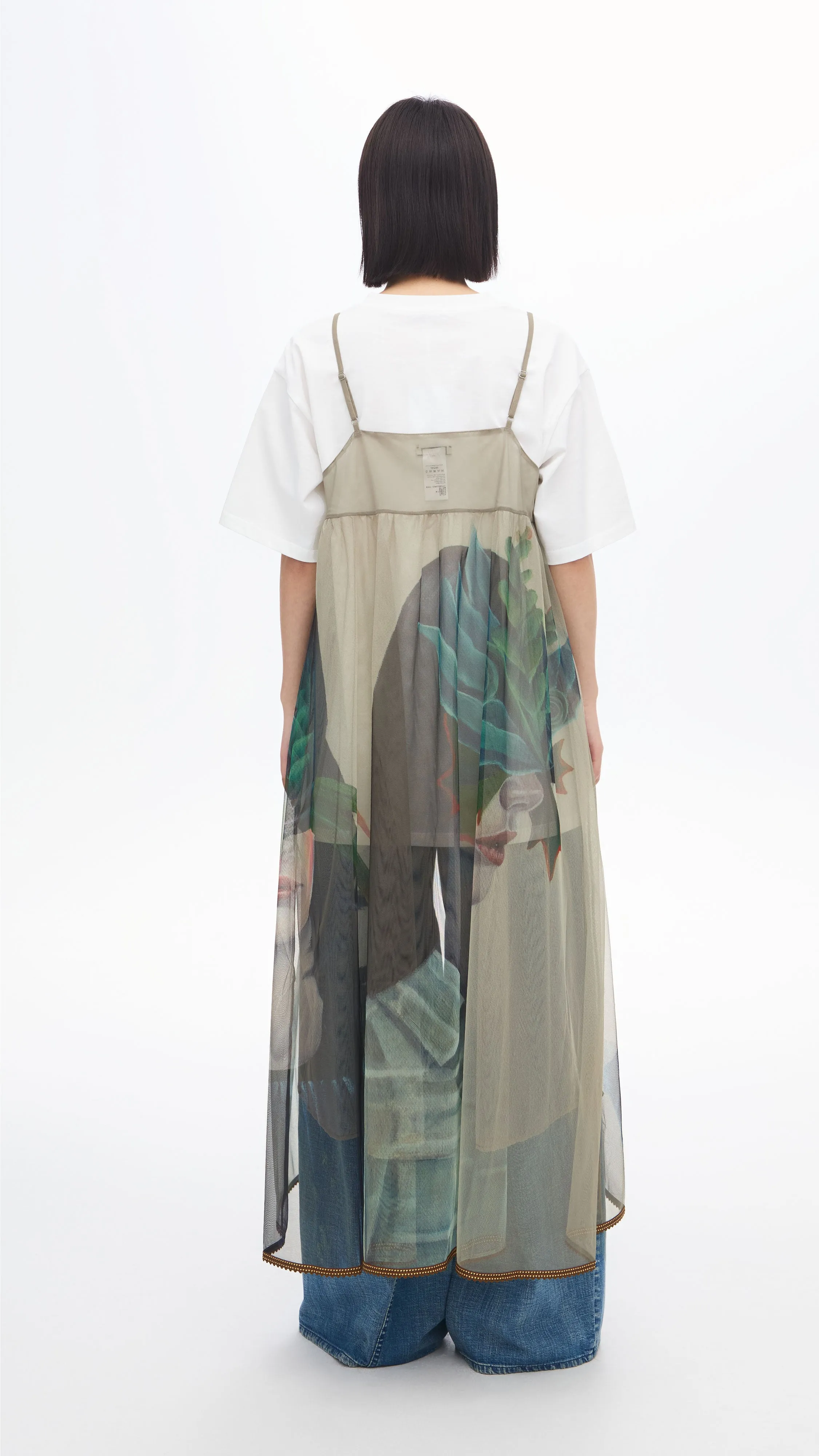 Mariko Enomoto Printed Long Vest