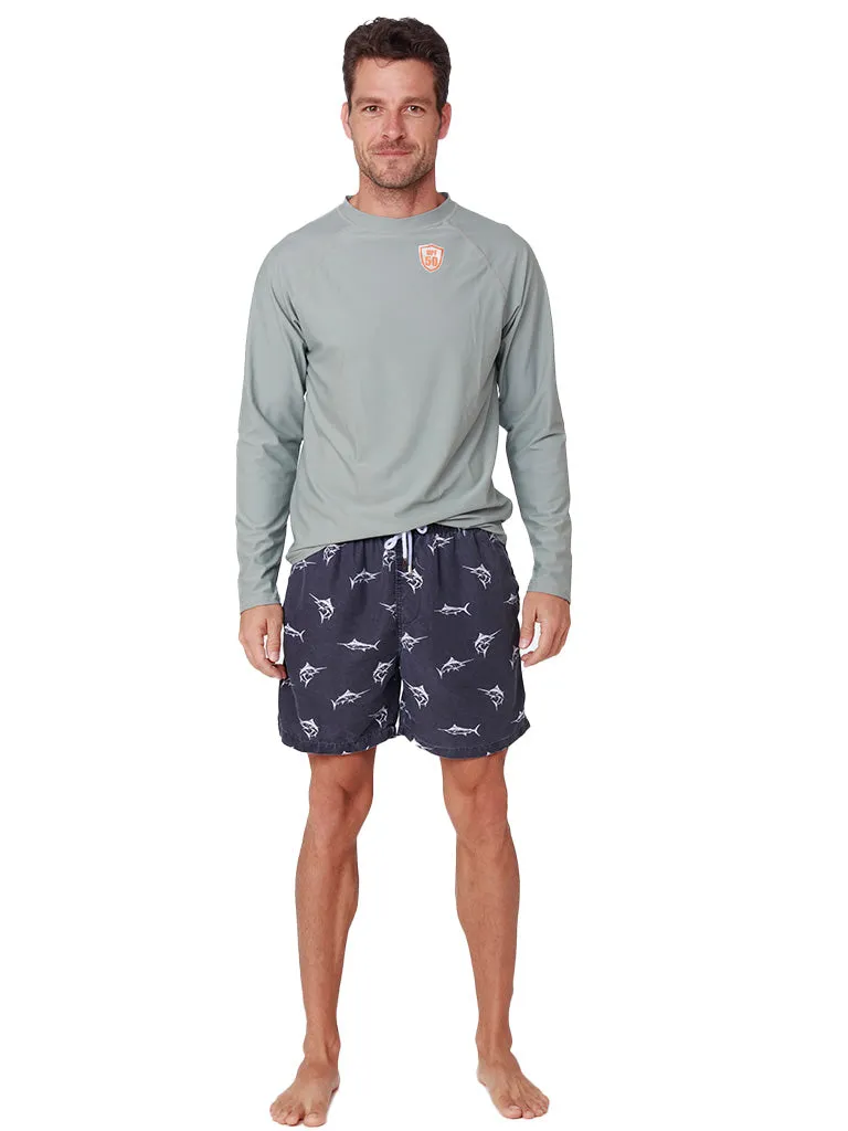 Mens Long sleeve rash guard