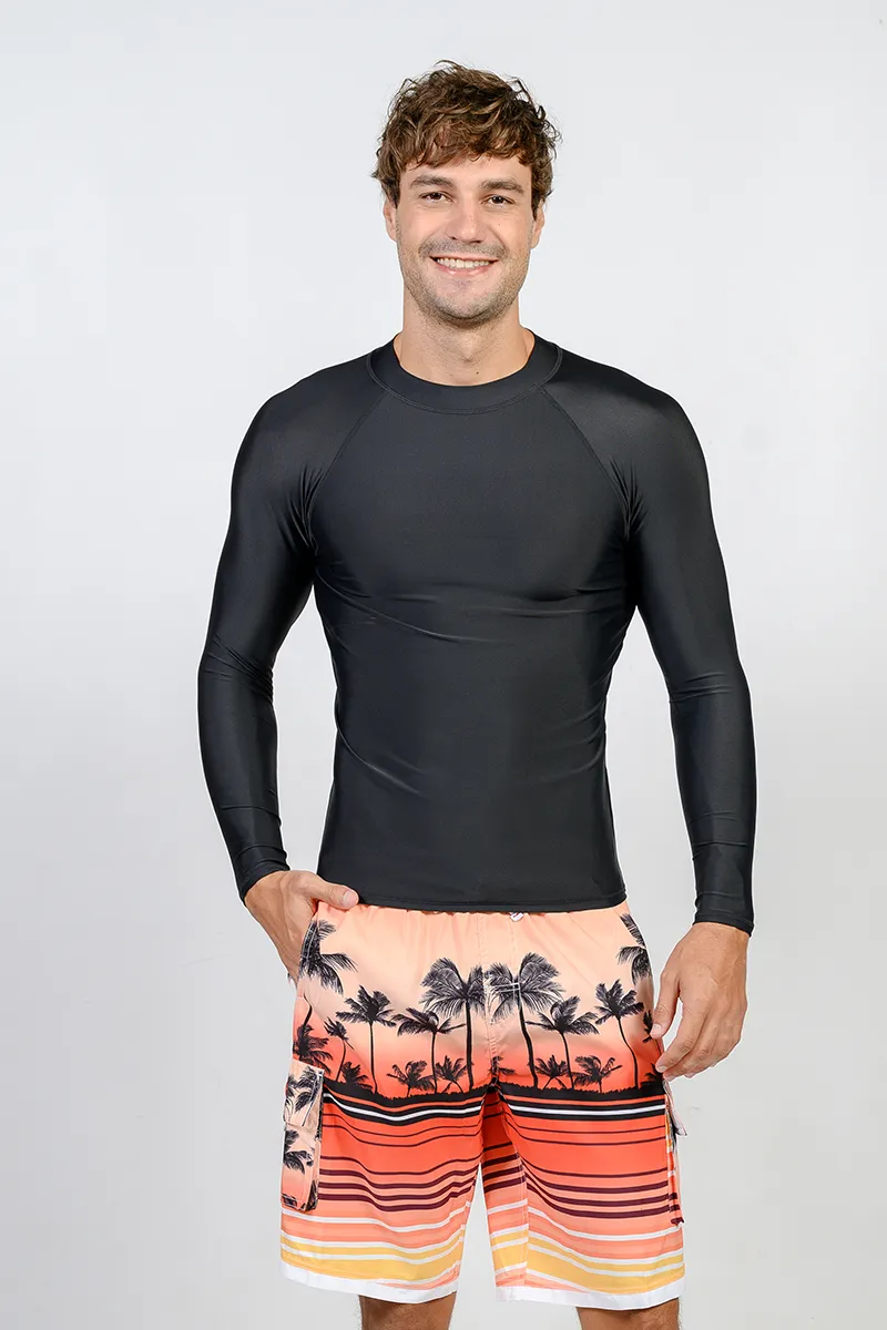 Mens Long sleeve rash guard