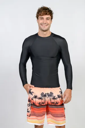Mens Long sleeve rash guard