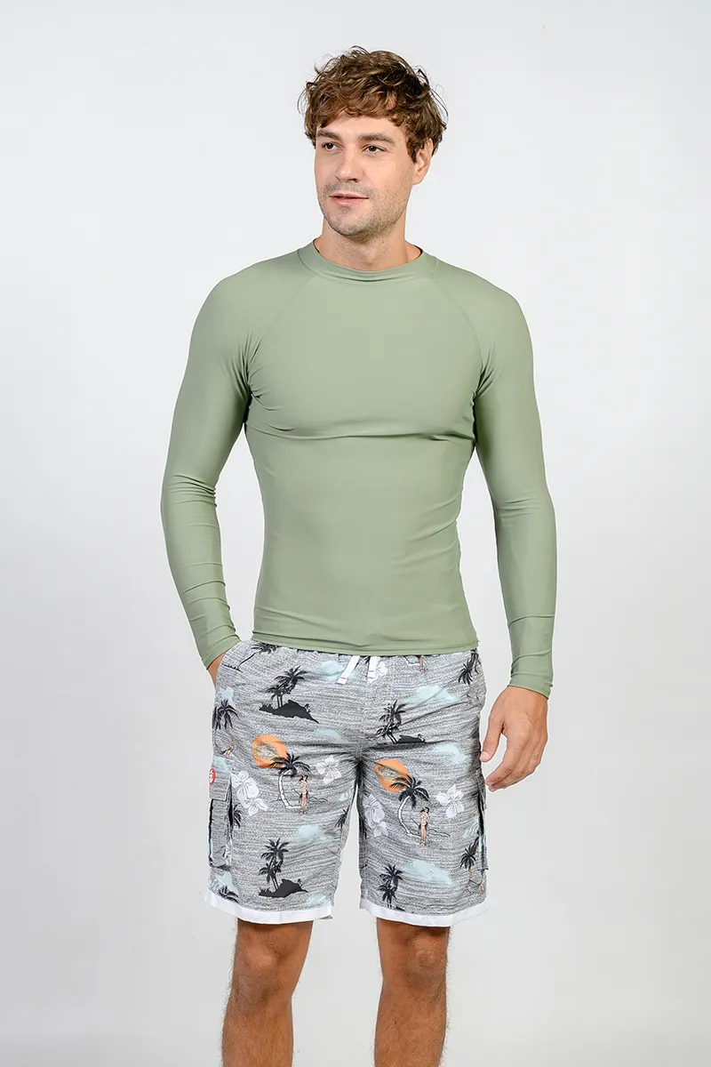Mens Long sleeve rash guard