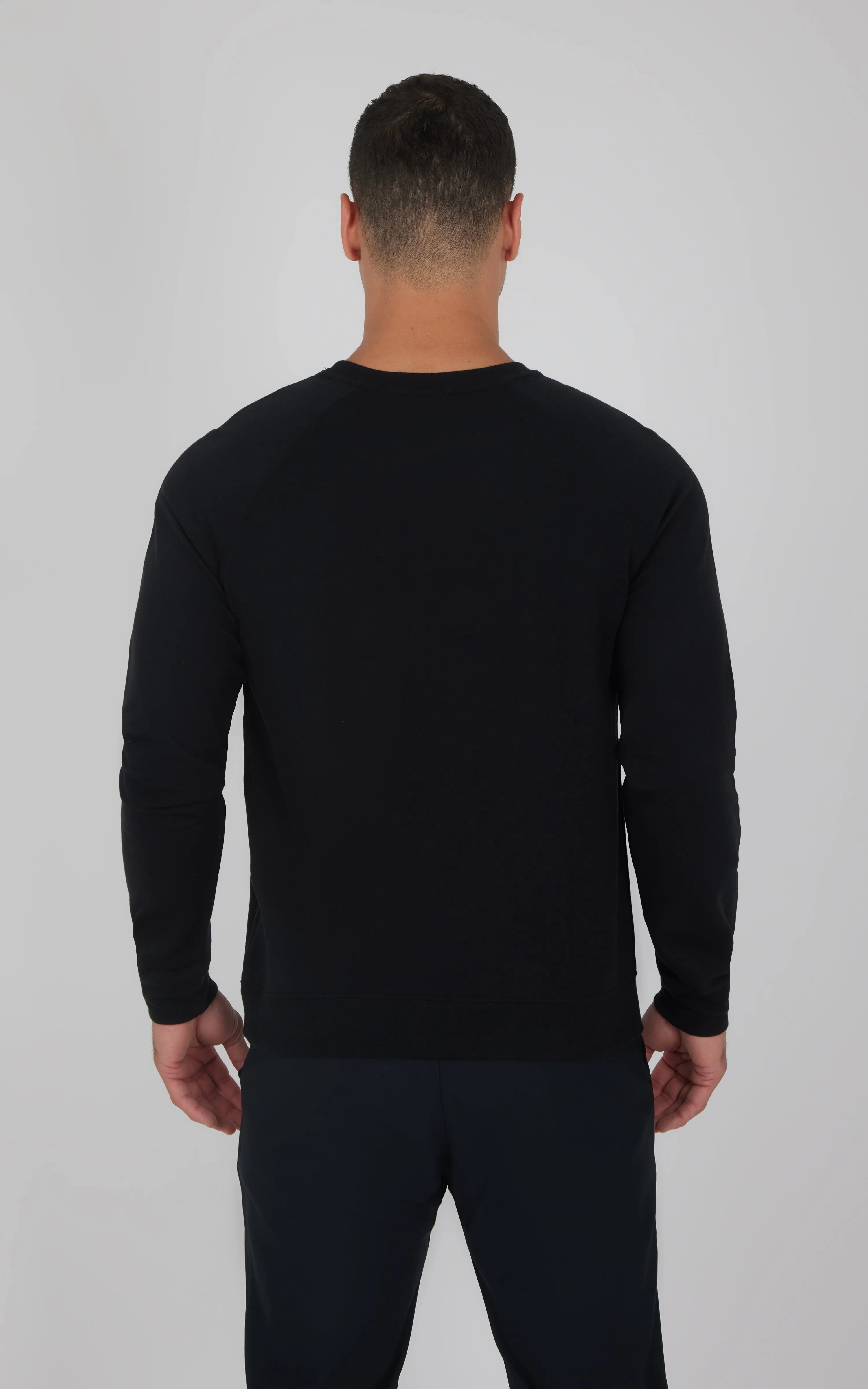 Men's Terry Brushed Long Sleeve Top