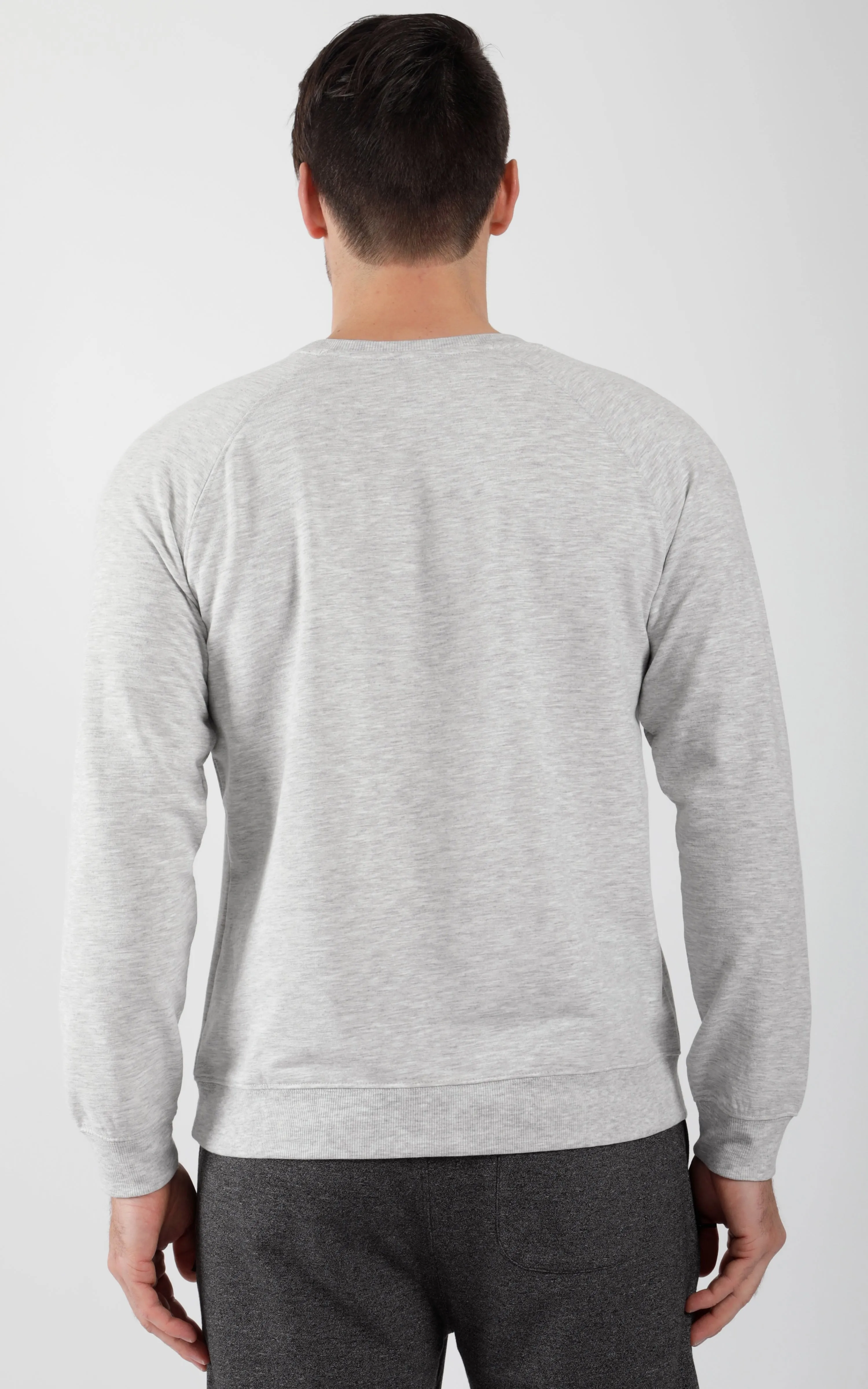 Men's Terry Brushed Long Sleeve Top