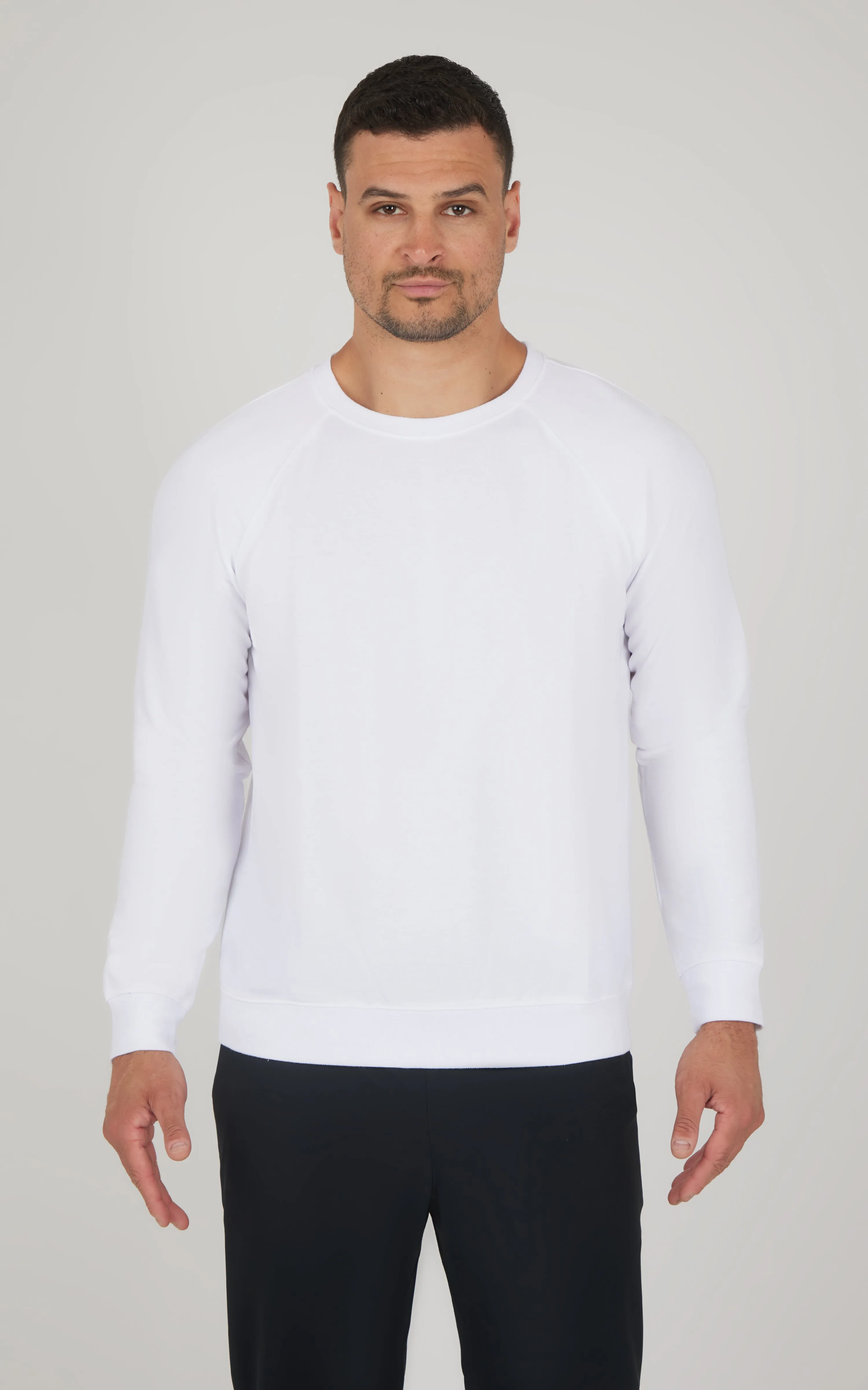 Men's Terry Brushed Long Sleeve Top