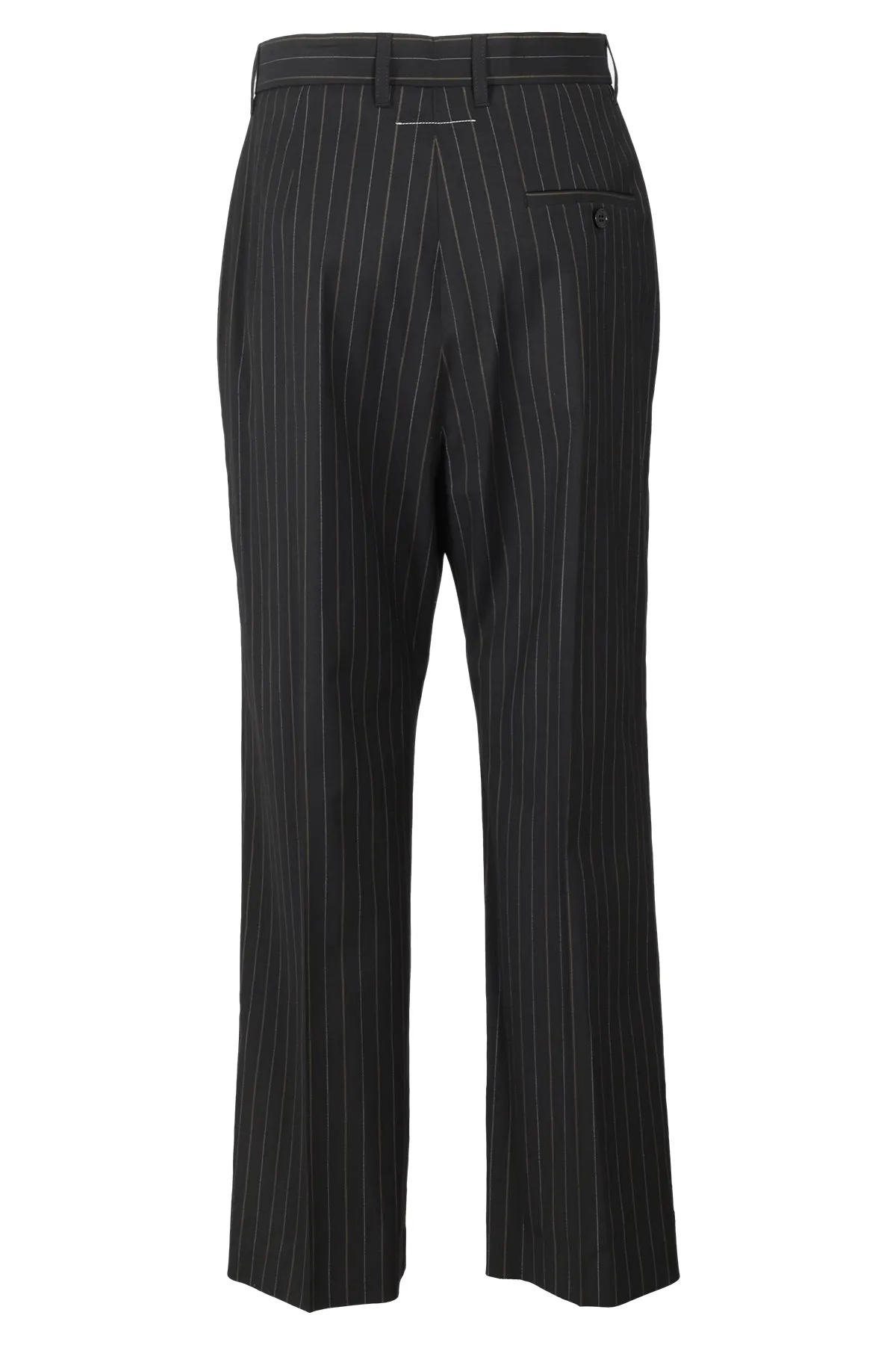 MM6 Maison Margiela High Waist Striped Tailored Trousers