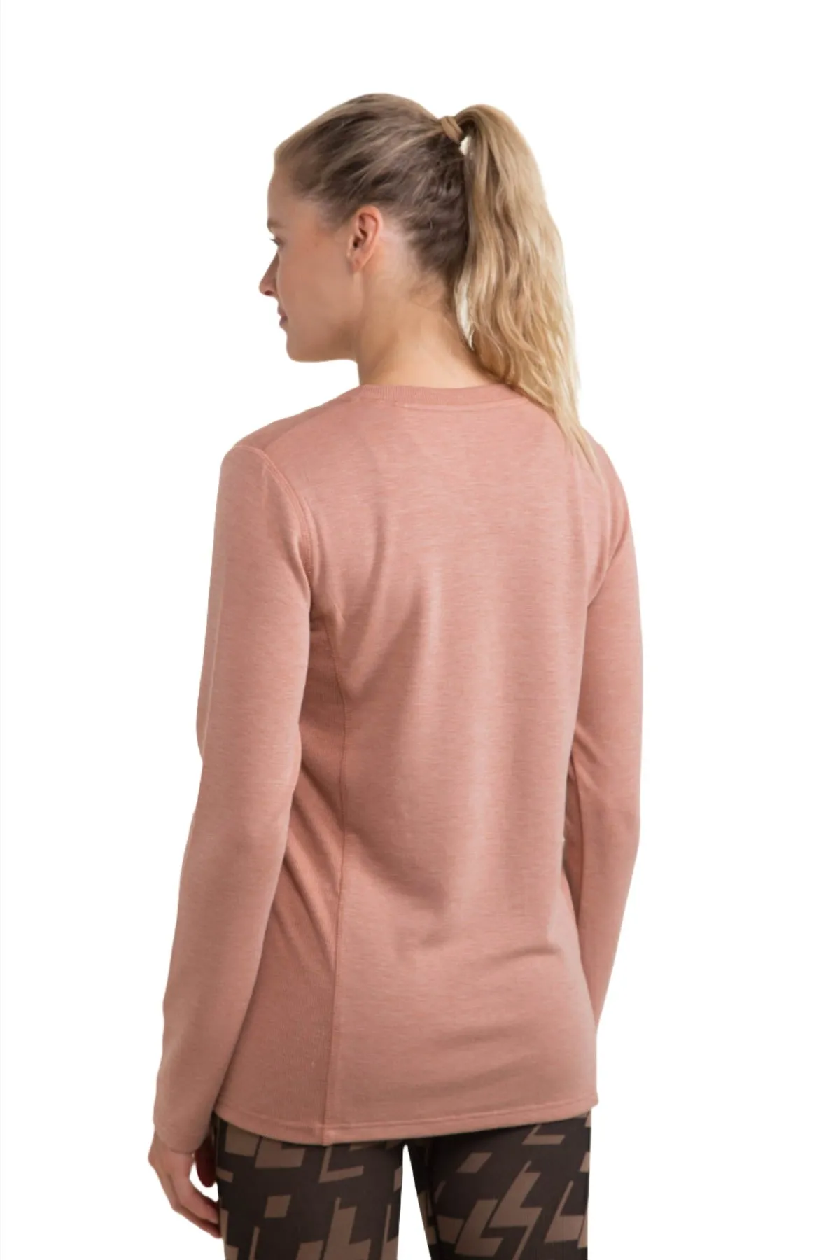 Mono B Split Collar Long Sleeve Tee KT-A1040
