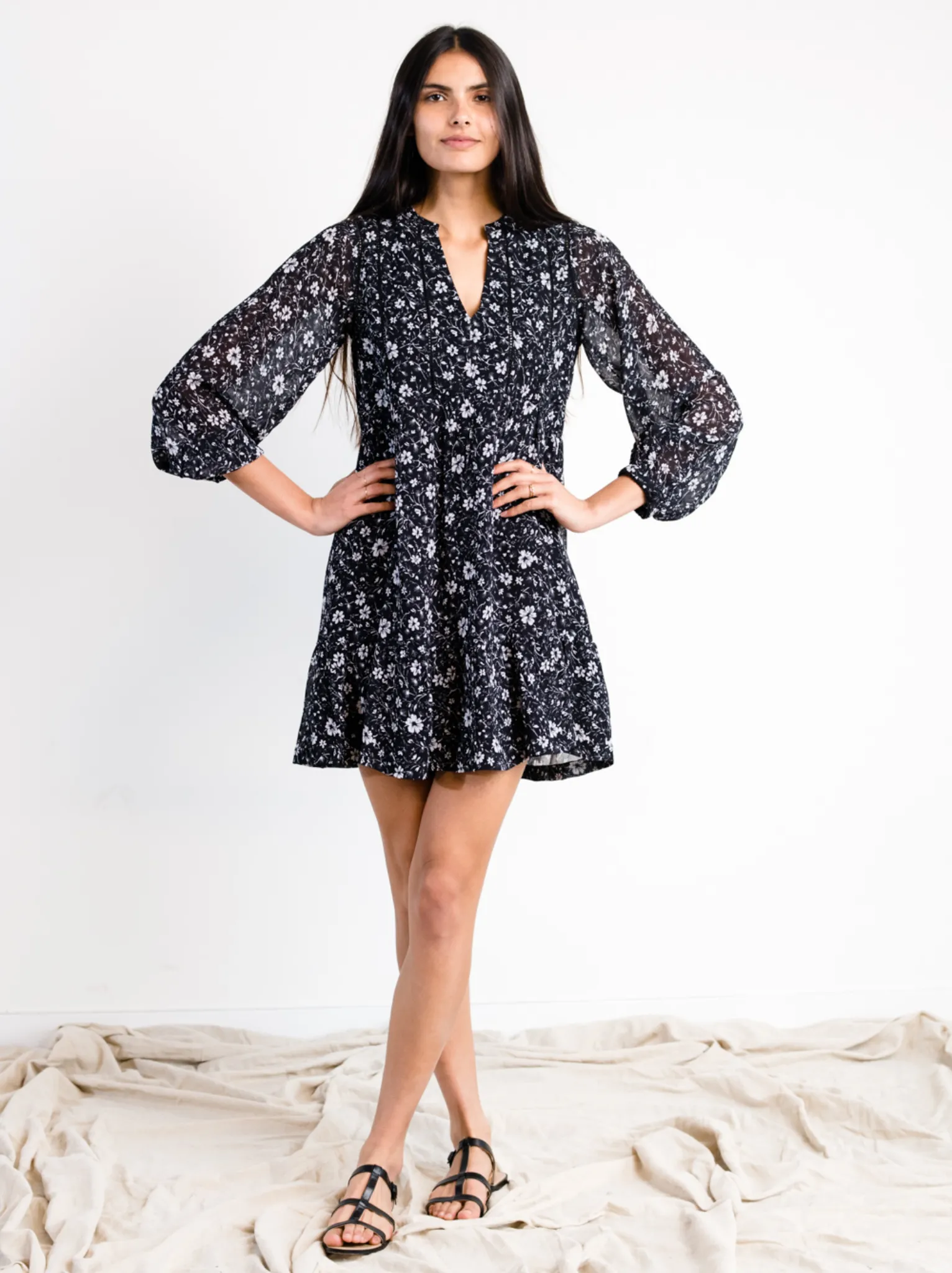 Naomi Flowy Mini Dress