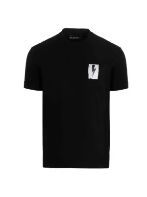 Neil Barrett Flag Bolt Crewneck T-Shirt