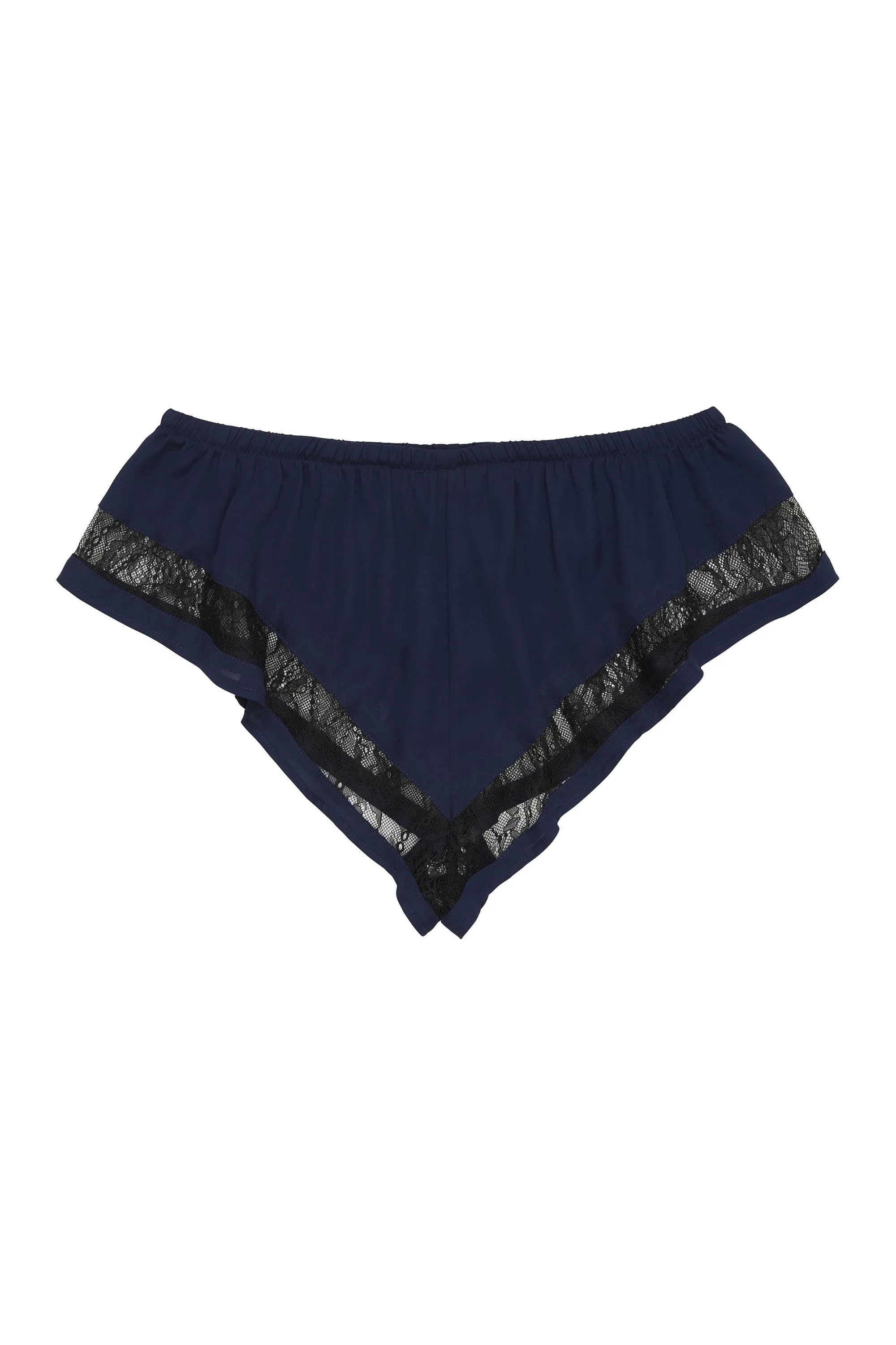 Nicole Navy Lace Panel PJ Set