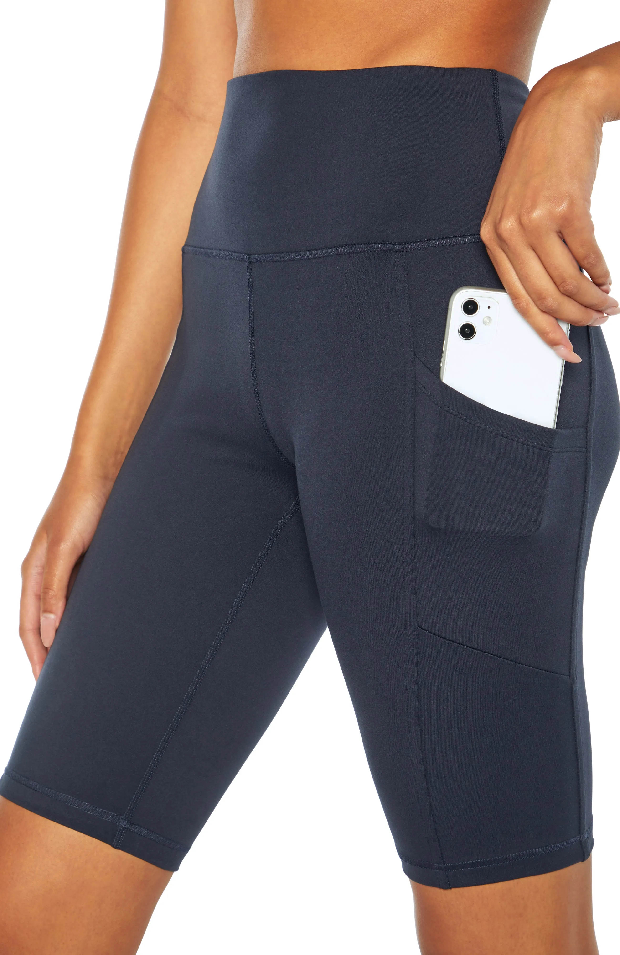 Olivia Side Pocket Tummy Control Bermuda Shorts