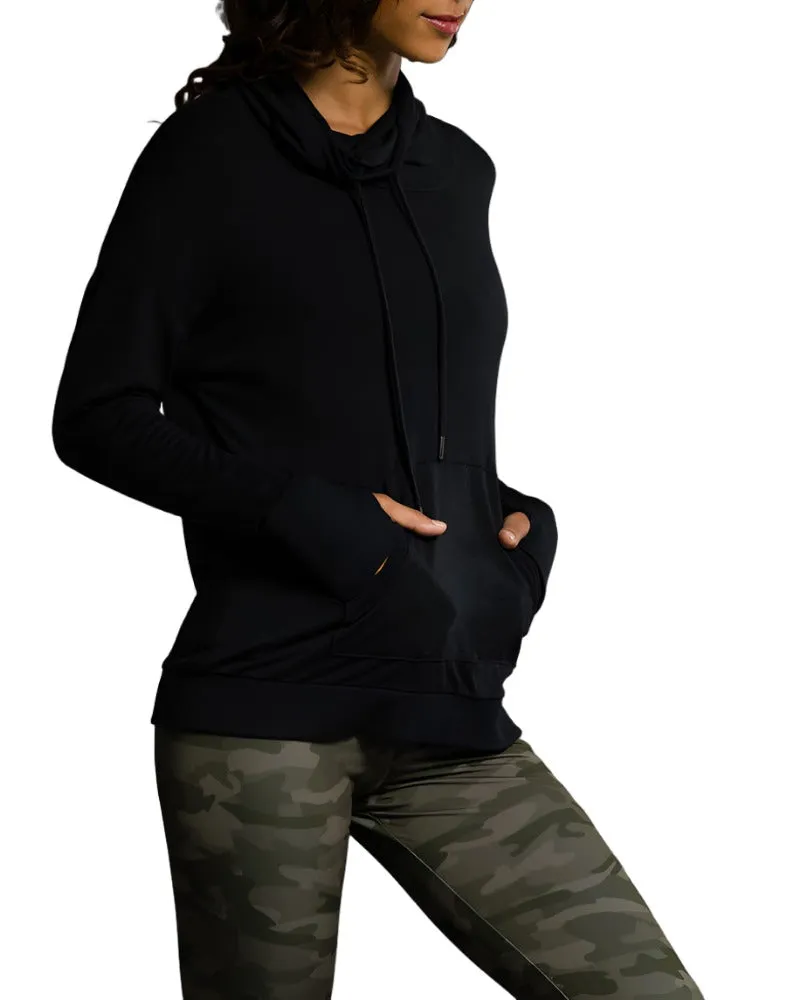 Onzie Hot Yoga Wear Tulip Back Cowl Neck 618