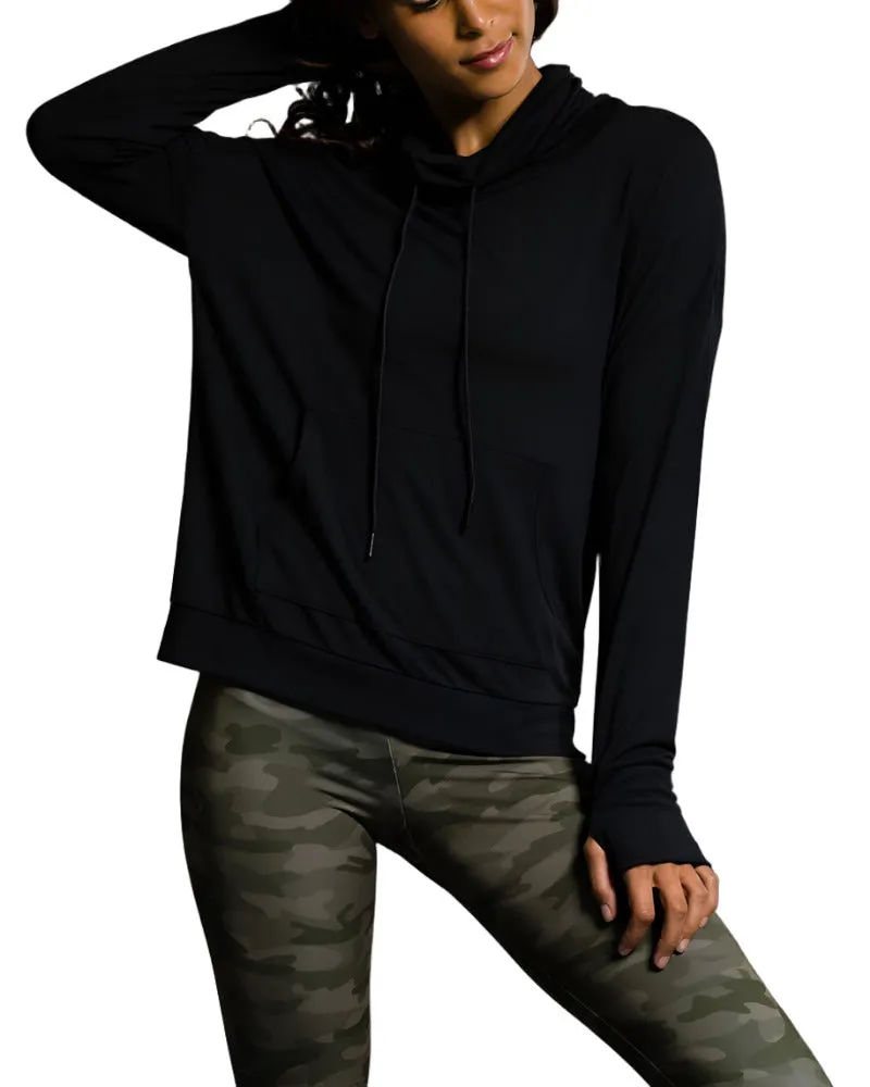 Onzie Hot Yoga Wear Tulip Back Cowl Neck 618