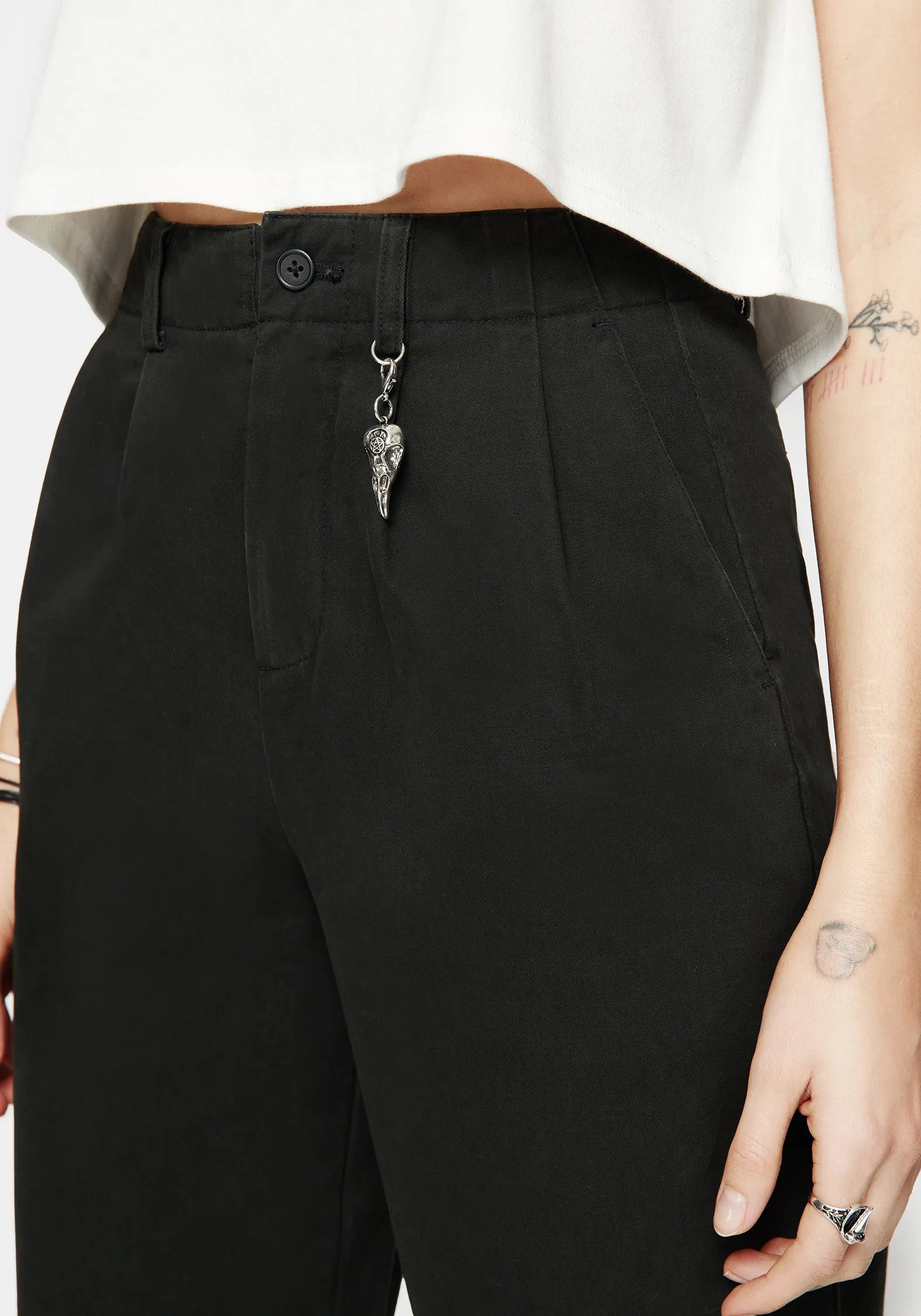 Osteomancy Washed Cotton Balloon Leg Trousers