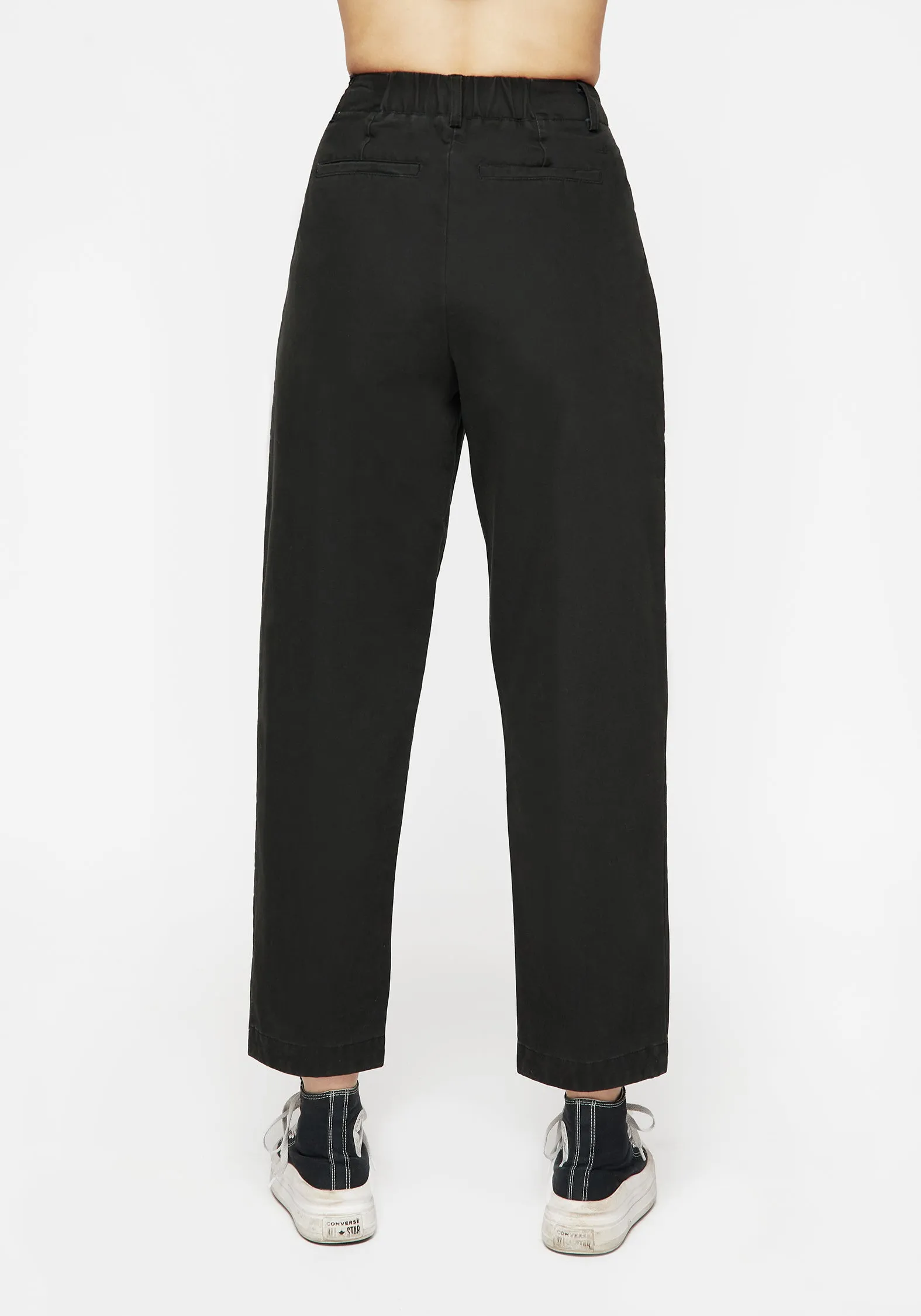 Osteomancy Washed Cotton Balloon Leg Trousers