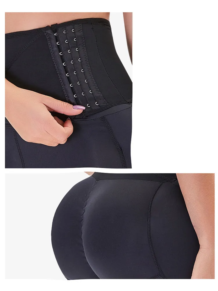 Padded Hip And Butt Lifter Waist Trainer Tummy Control Shorts