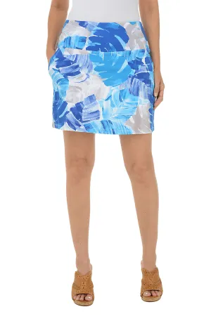 Palm Leaves Slimming Skort