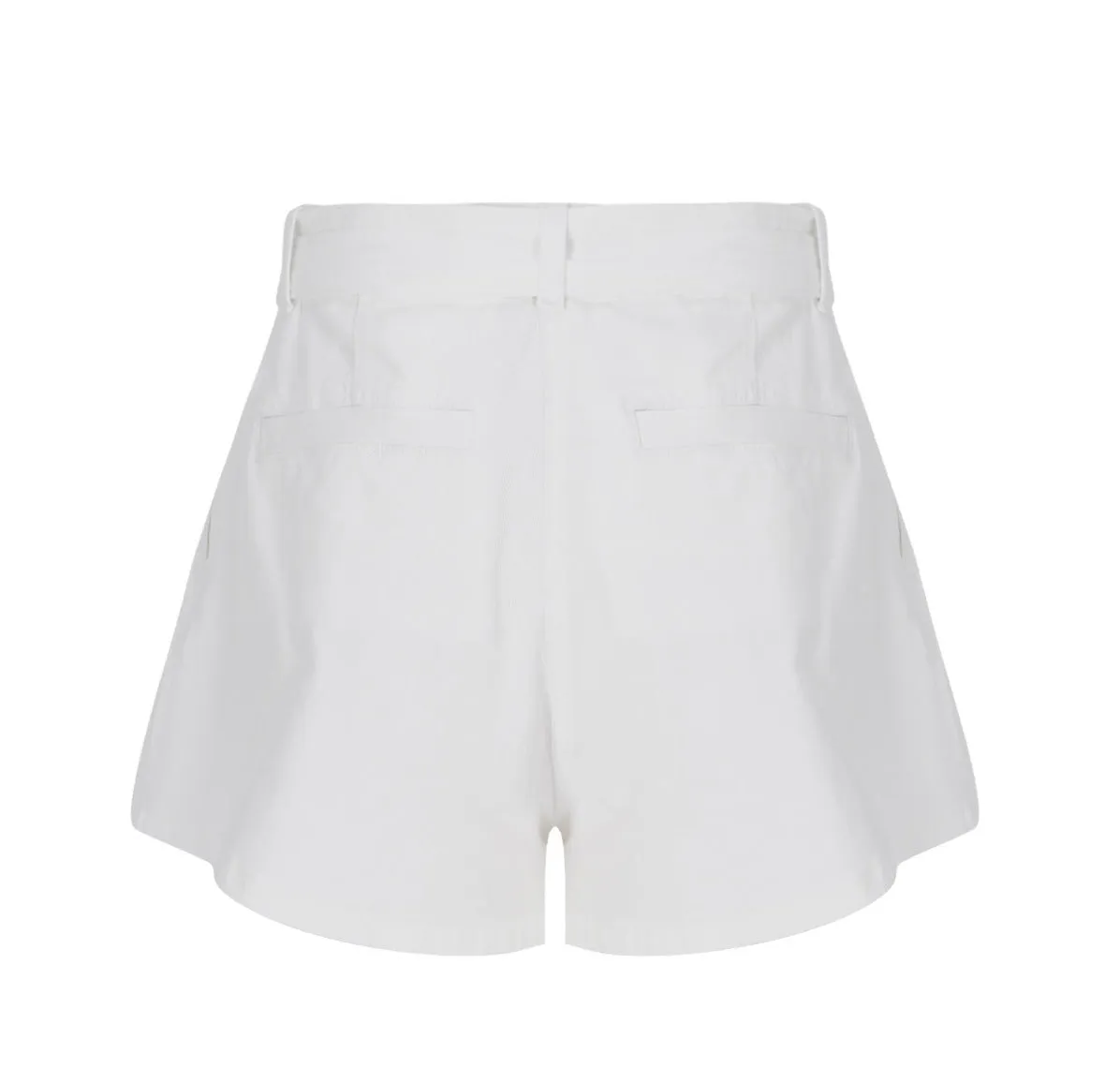 Pinko Love Birds Buckle High Waist Shorts
