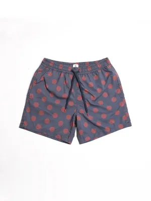 POIS BOXER Blue Navy / Burgundy