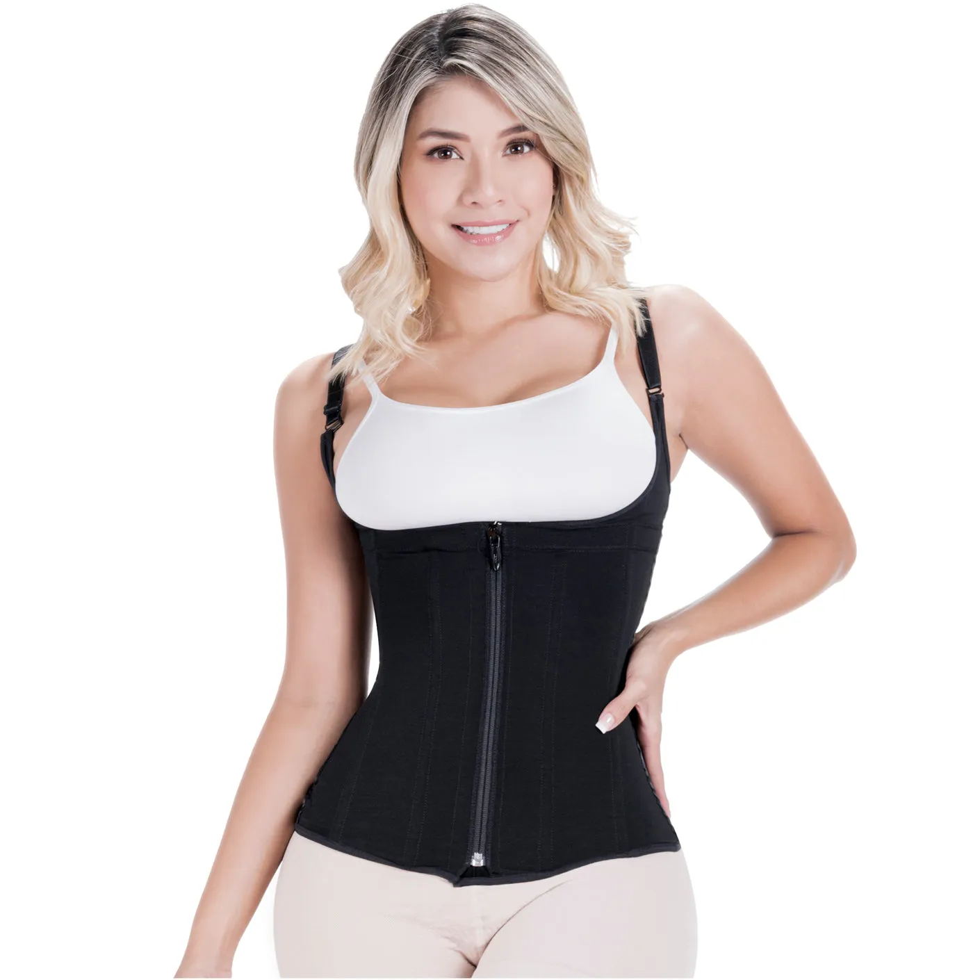 Post-Surgery Slimming massages, Posture corrector, Removable straps & Open bust Sonryse 024ZF