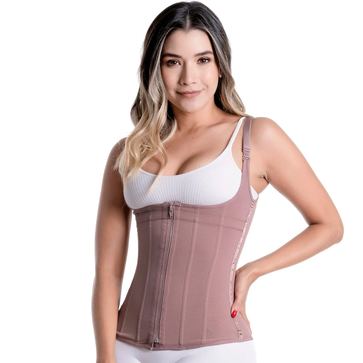 Post-Surgery Slimming massages, Posture corrector, Removable straps & Open bust Sonryse 024ZF
