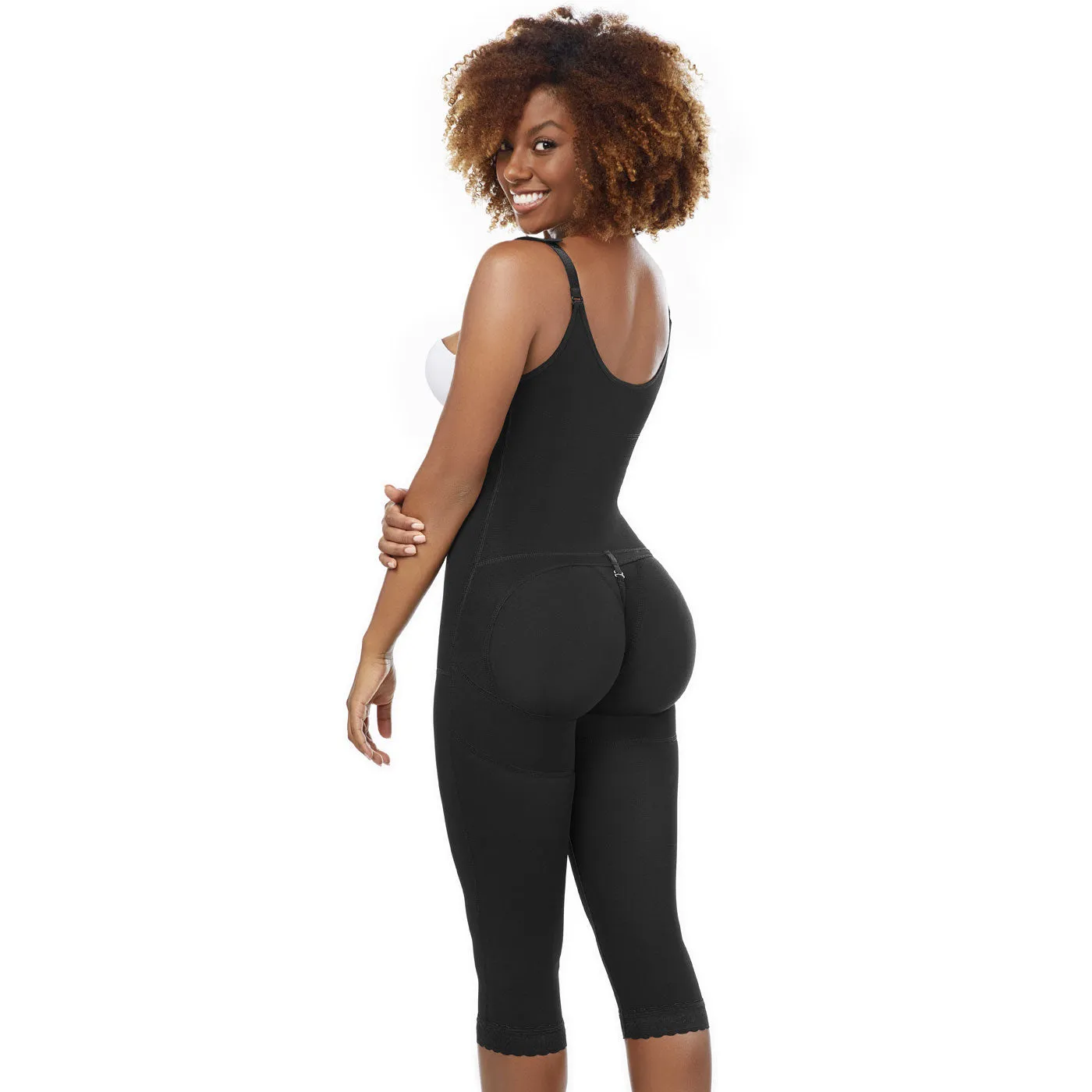 Postsurgical Compression Garment & Postpartum Girdle Mid-back coverage High compression Fajas MariaE 9152