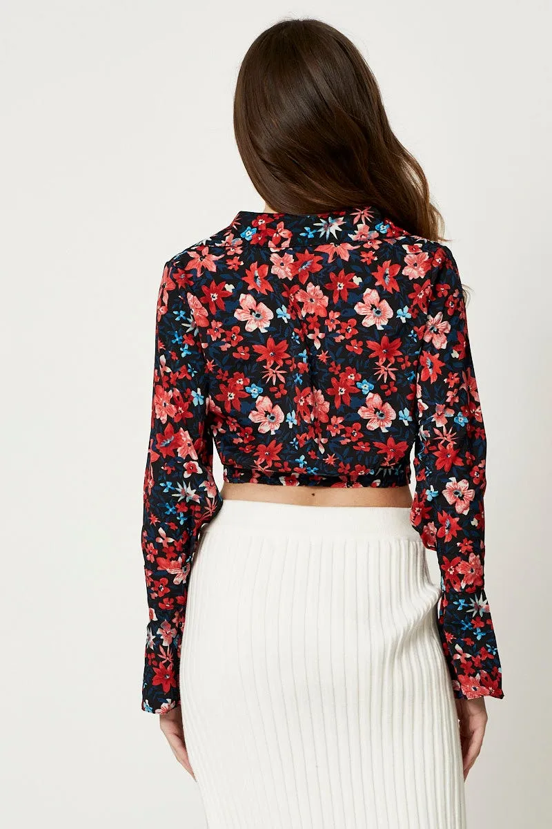 Print Long Sleeve Top