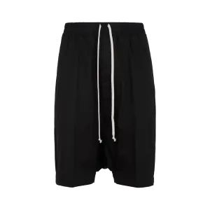 Rick Owens High Waist Drawstring Shorts