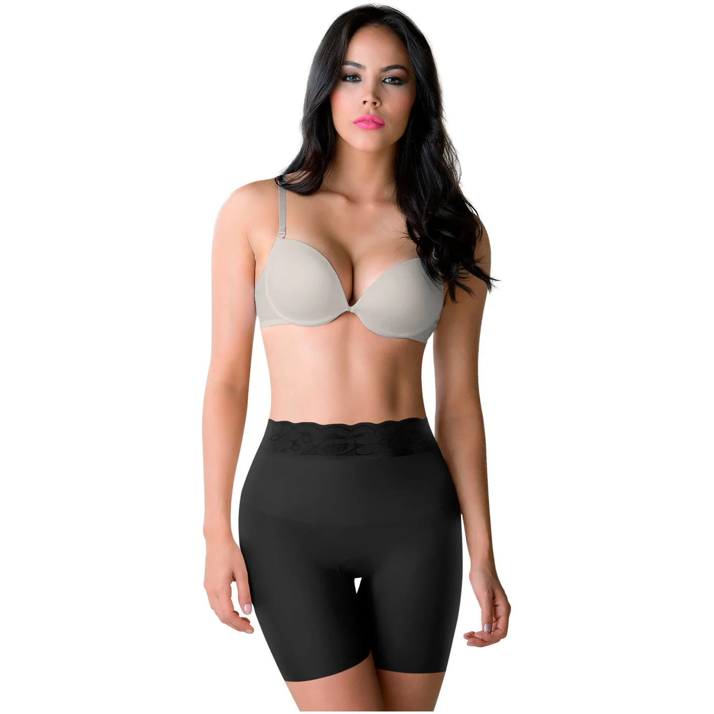 Romanza 2054 Mid Rise Shapewear Shorts