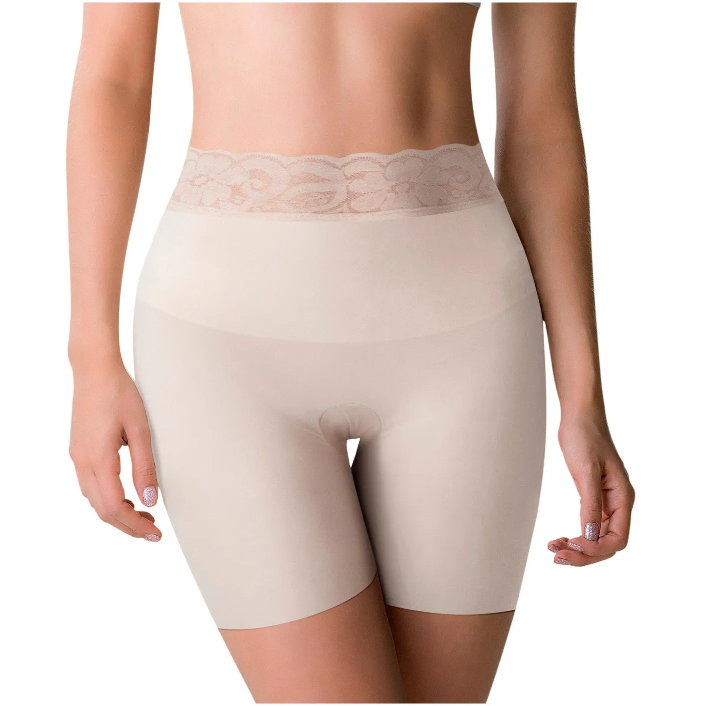 Romanza 2054 Mid Rise Shapewear Shorts