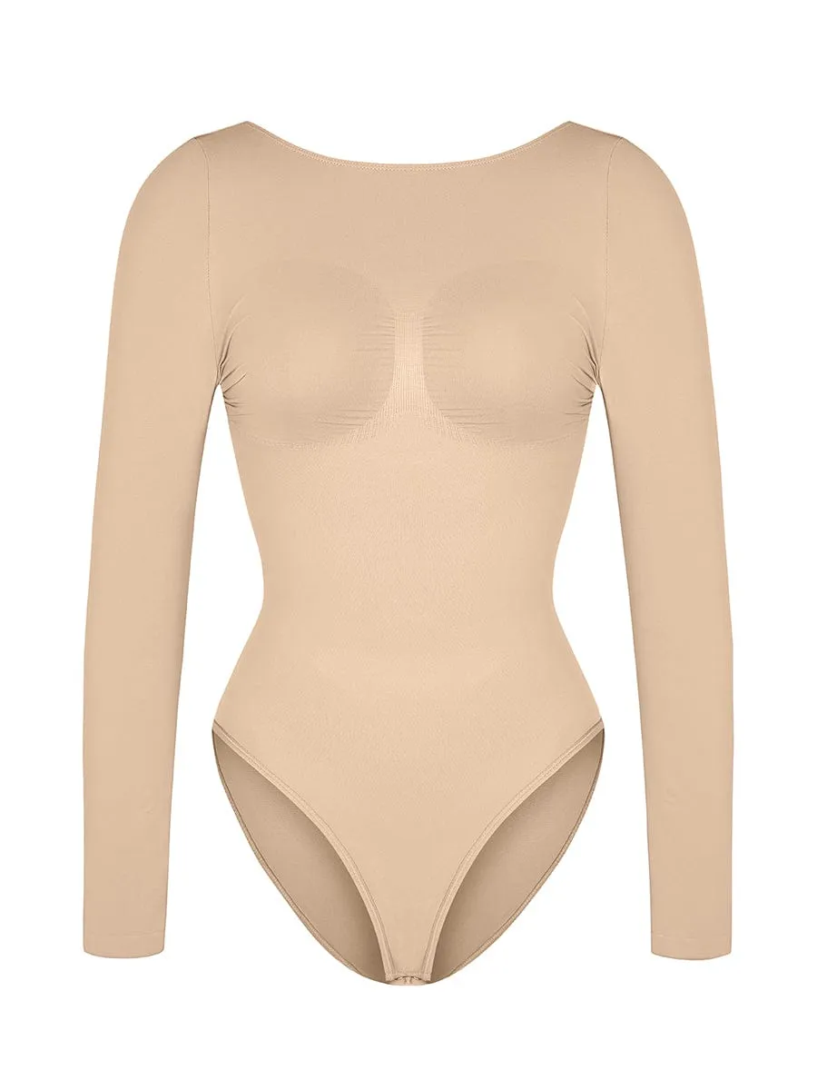 Seamless Bust Support Waist Cinching Tummy Control Bodysuit