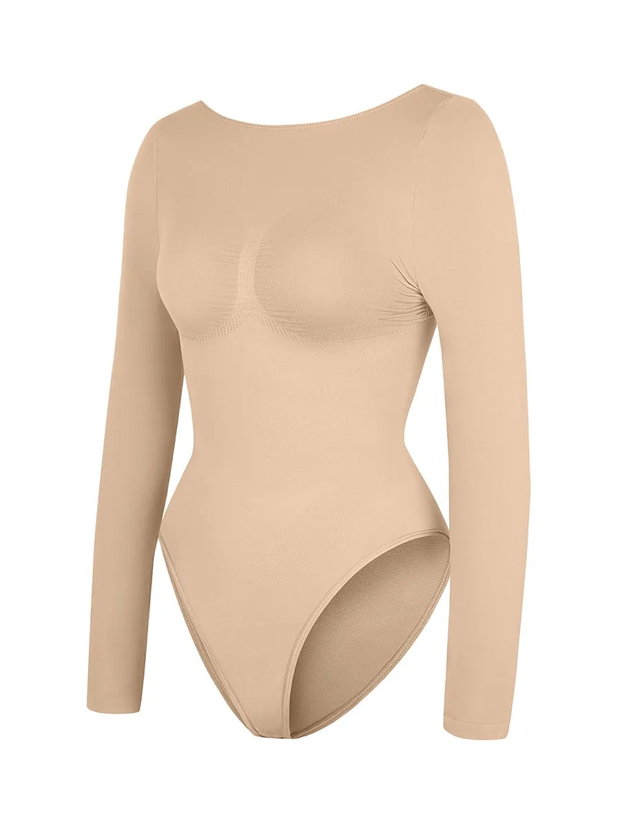 Seamless Bust Support Waist Cinching Tummy Control Bodysuit