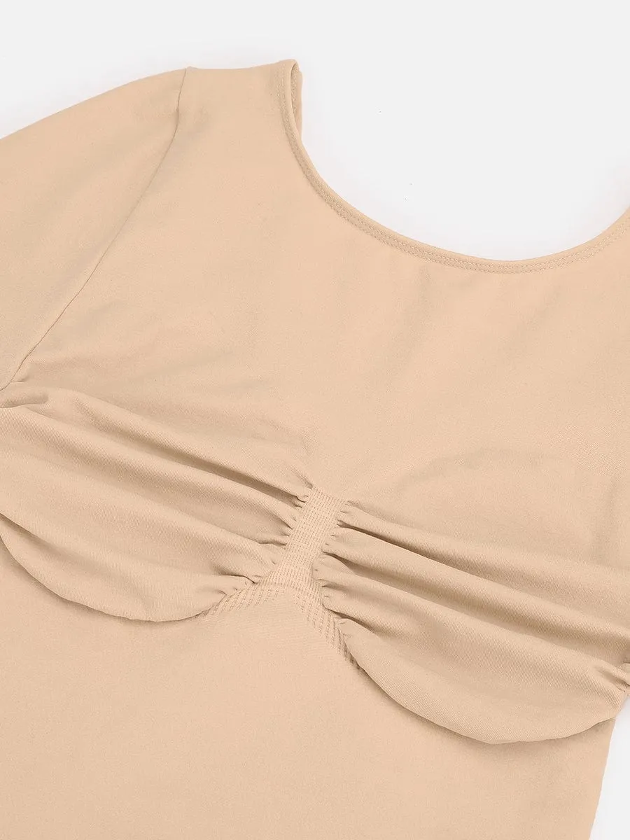 Seamless Bust Support Waist Cinching Tummy Control Bodysuit