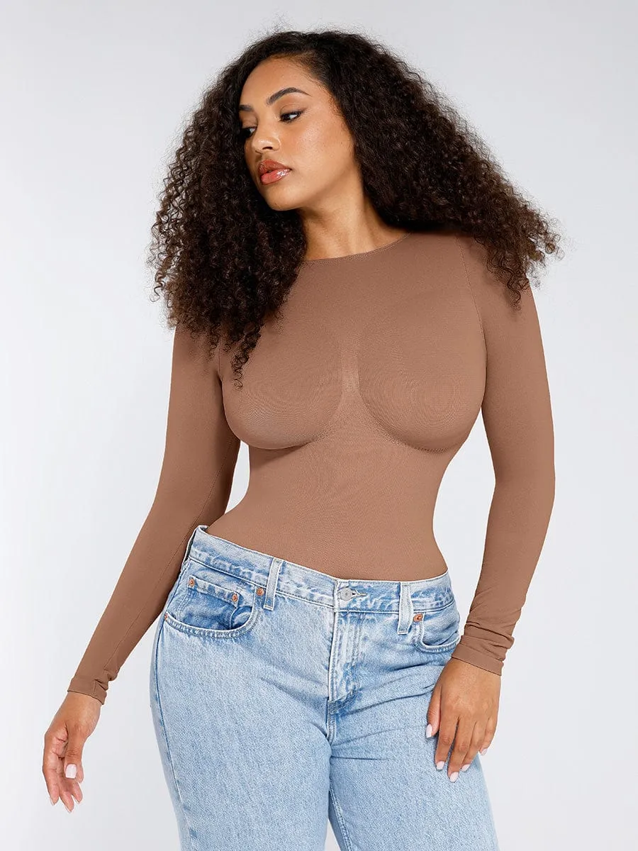 Seamless Bust Support Waist Cinching Tummy Control Bodysuit