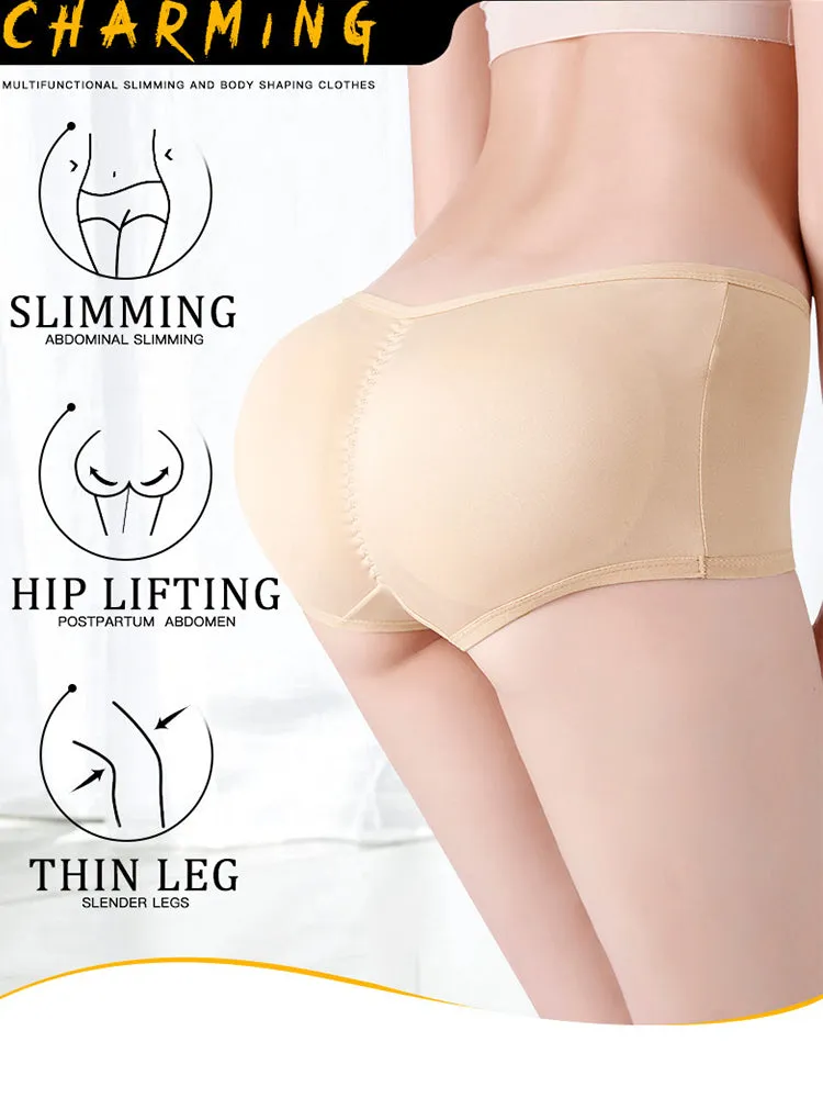 Seamless Control Butt Lifter Pads Shapewear Shorts