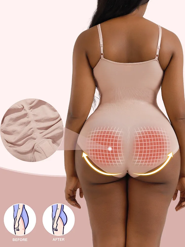 Seamless Sculpting Sling Shapewear Bodysuit