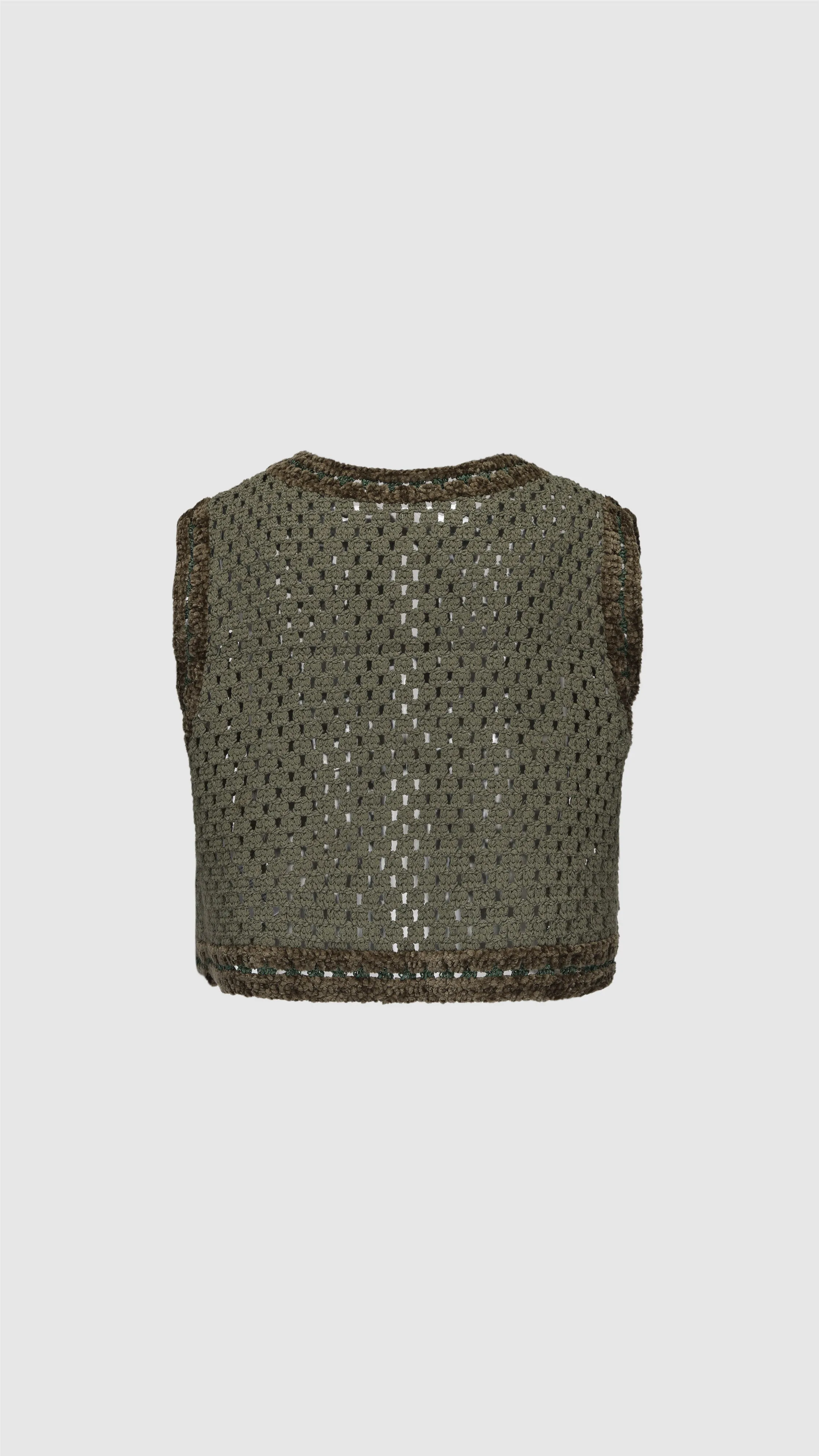 Selk'Nam Graphic Crochet Vest