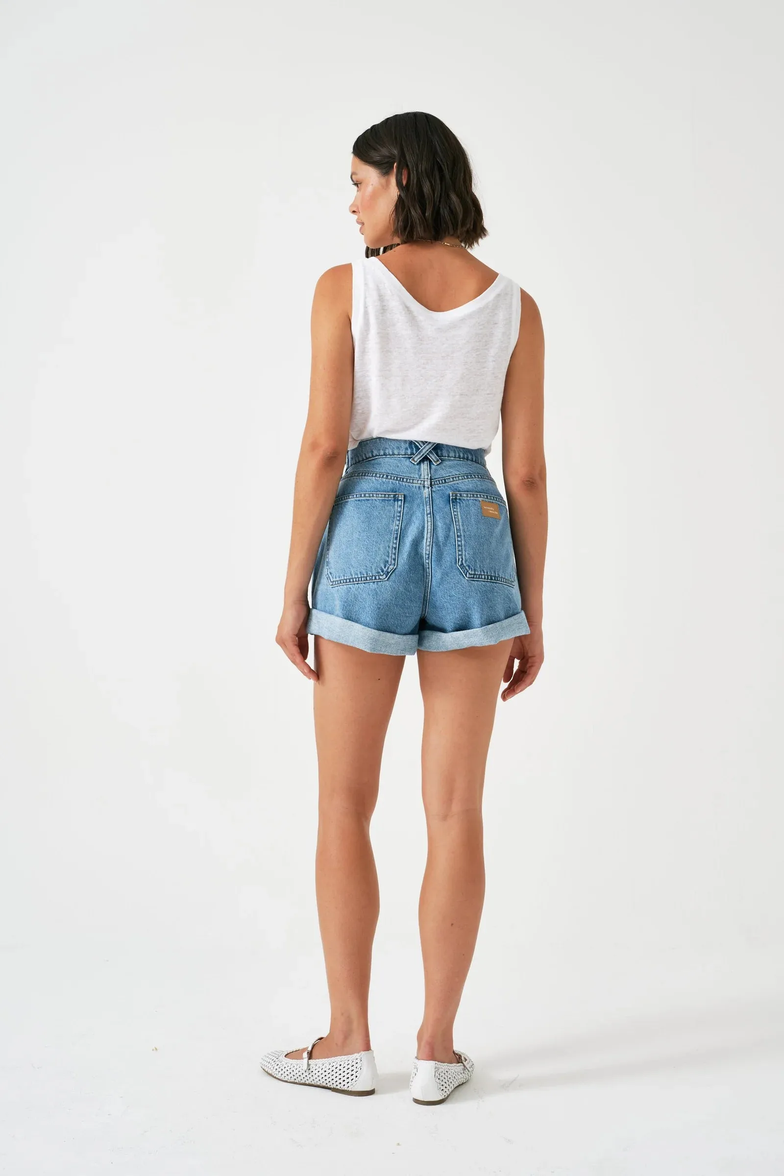 Seventy   Mochi Ali  Denim Shorts