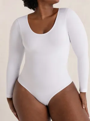 Shapermint Essentials All Day Every Day Long Sleeve Bodysuit