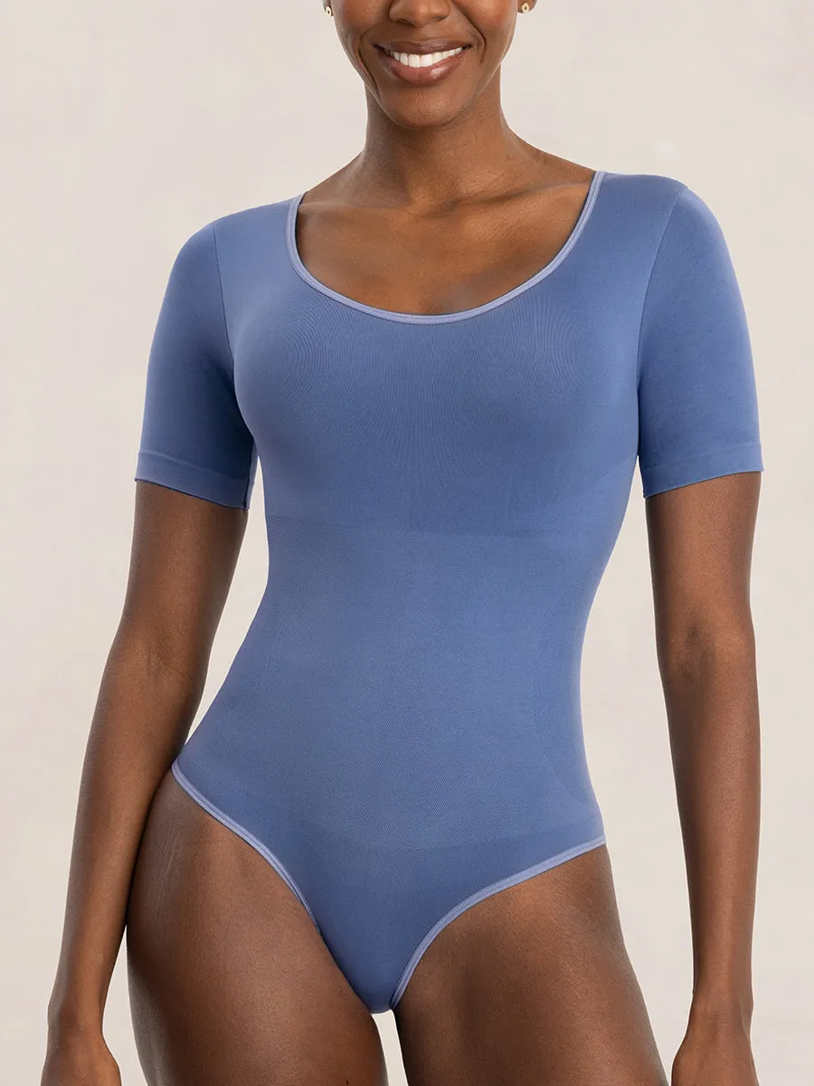 Shapermint Essentials All Day Every Day Short Sleeve Bodysuit
