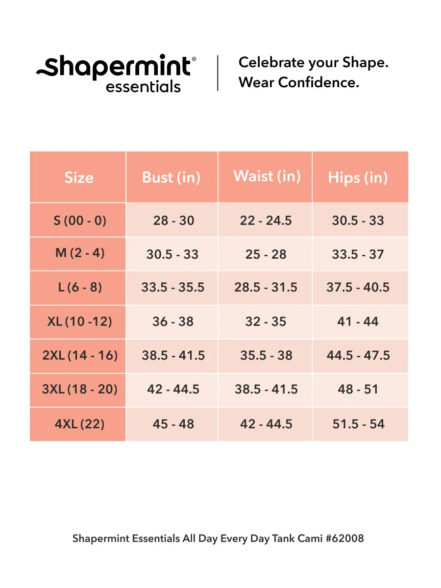 Shapermint Essentials All Day Every Day Tank Cami