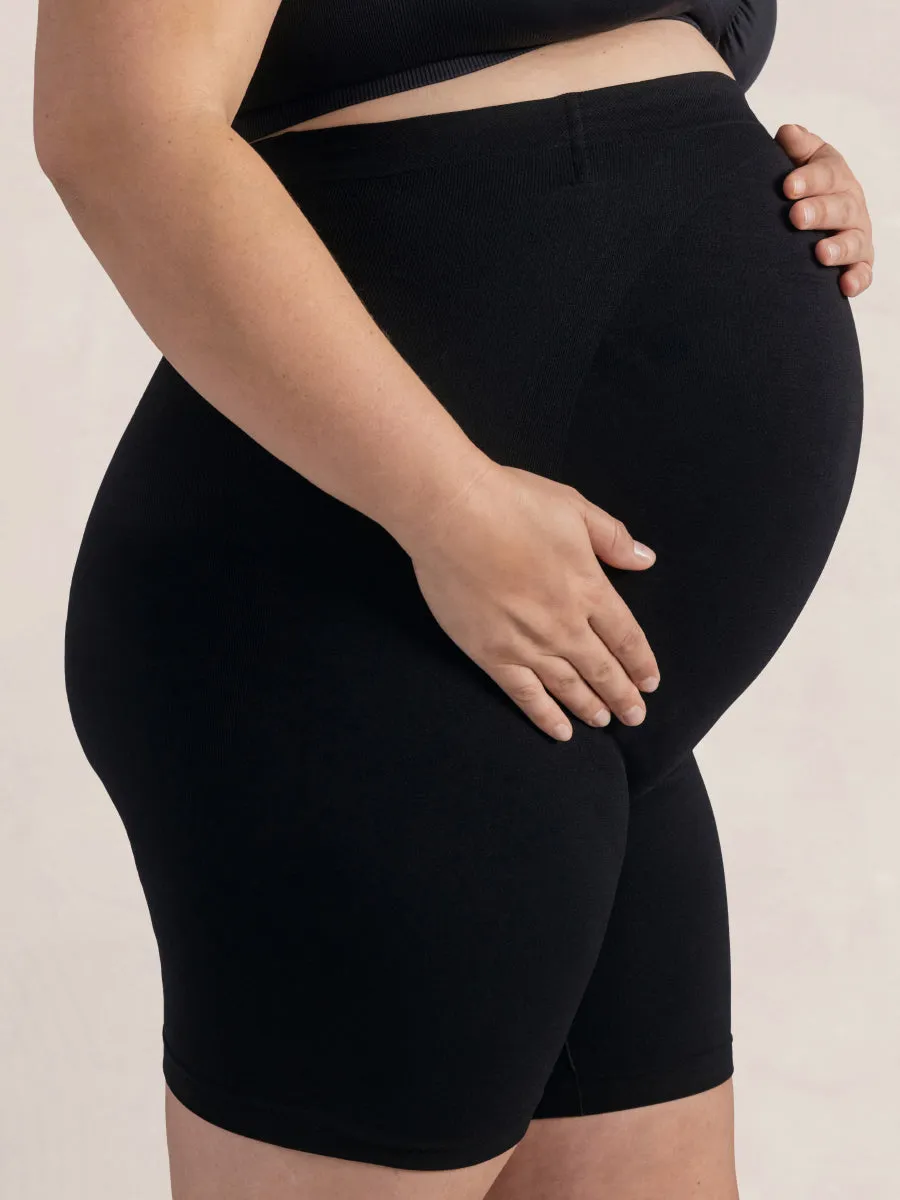 Shapermint Essentials Embrace Maternity Belly Support Shorts