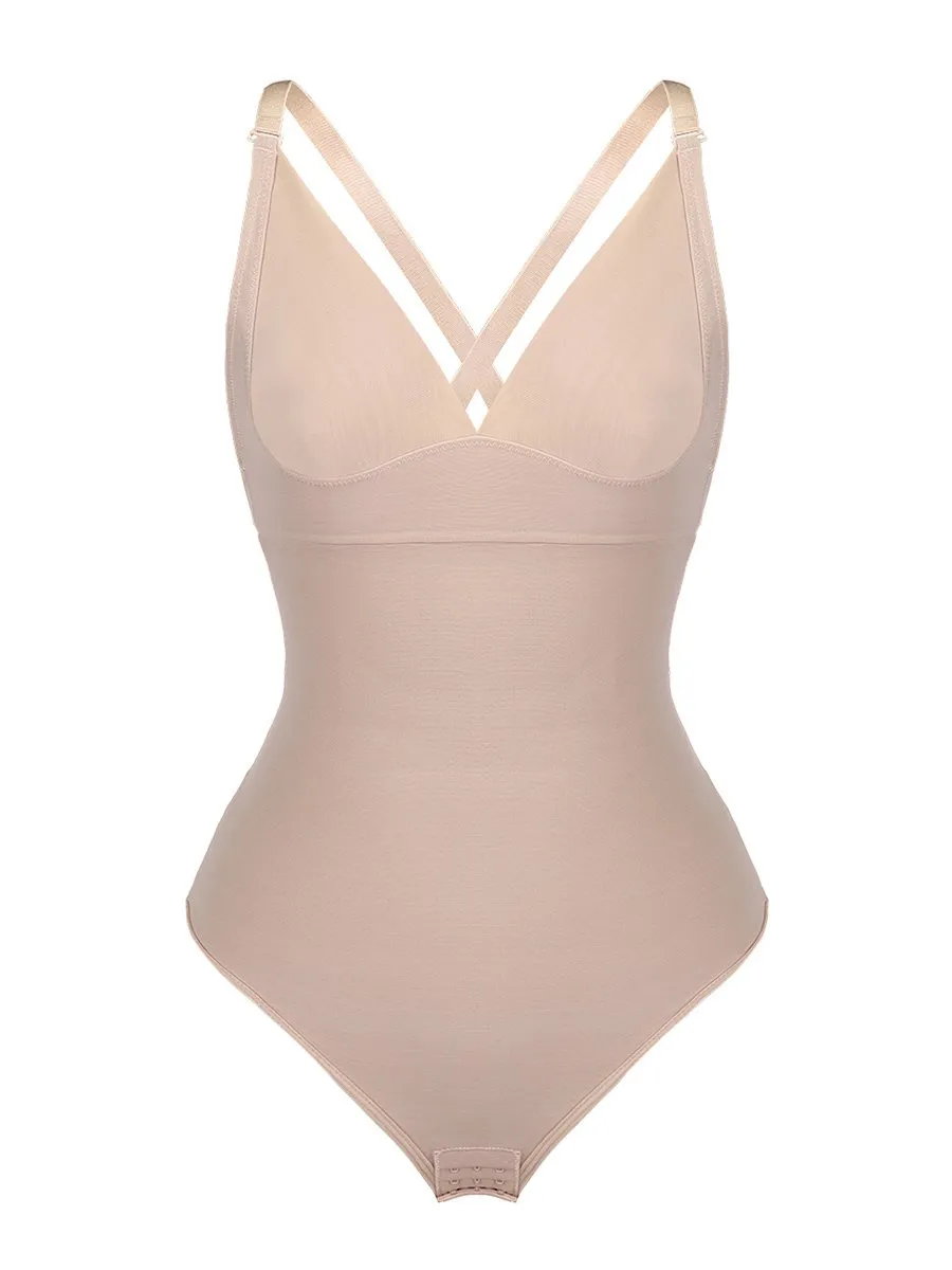 Sheer Sculpt Bodysuit Thong