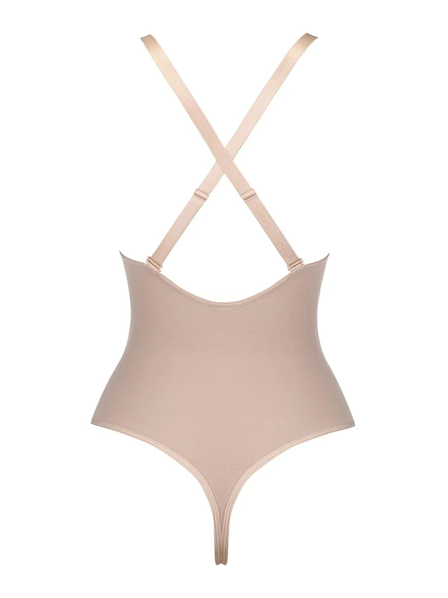 Sheer Sculpt Bodysuit Thong