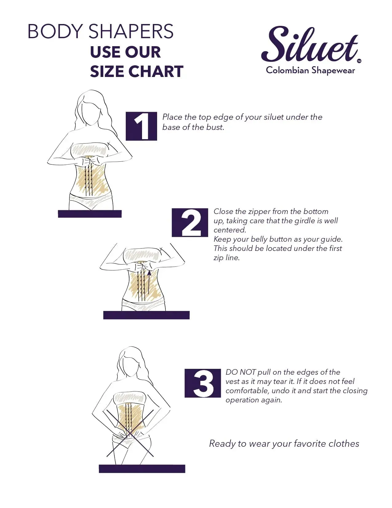 Siluet 1024-1 Corset Shaper with latex