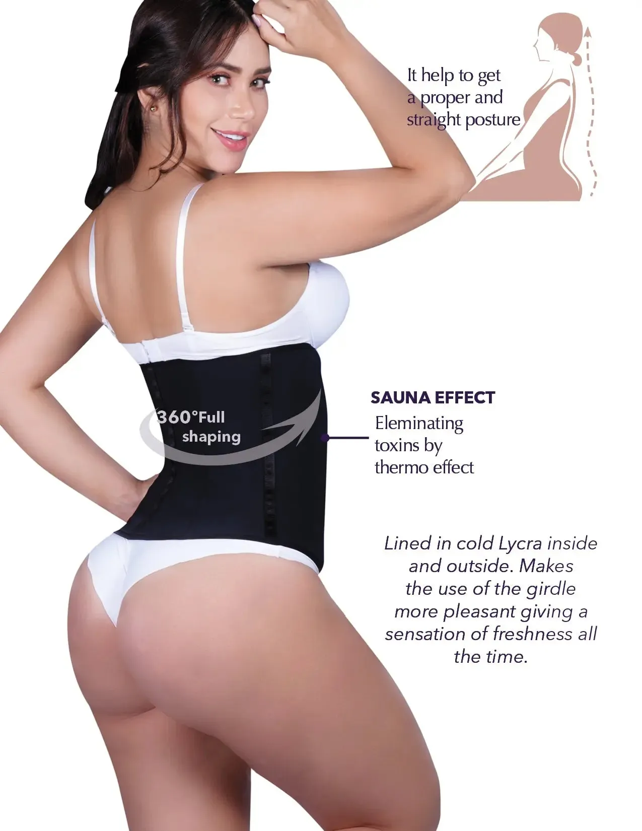 Siluet 1024-1 Corset Shaper with latex