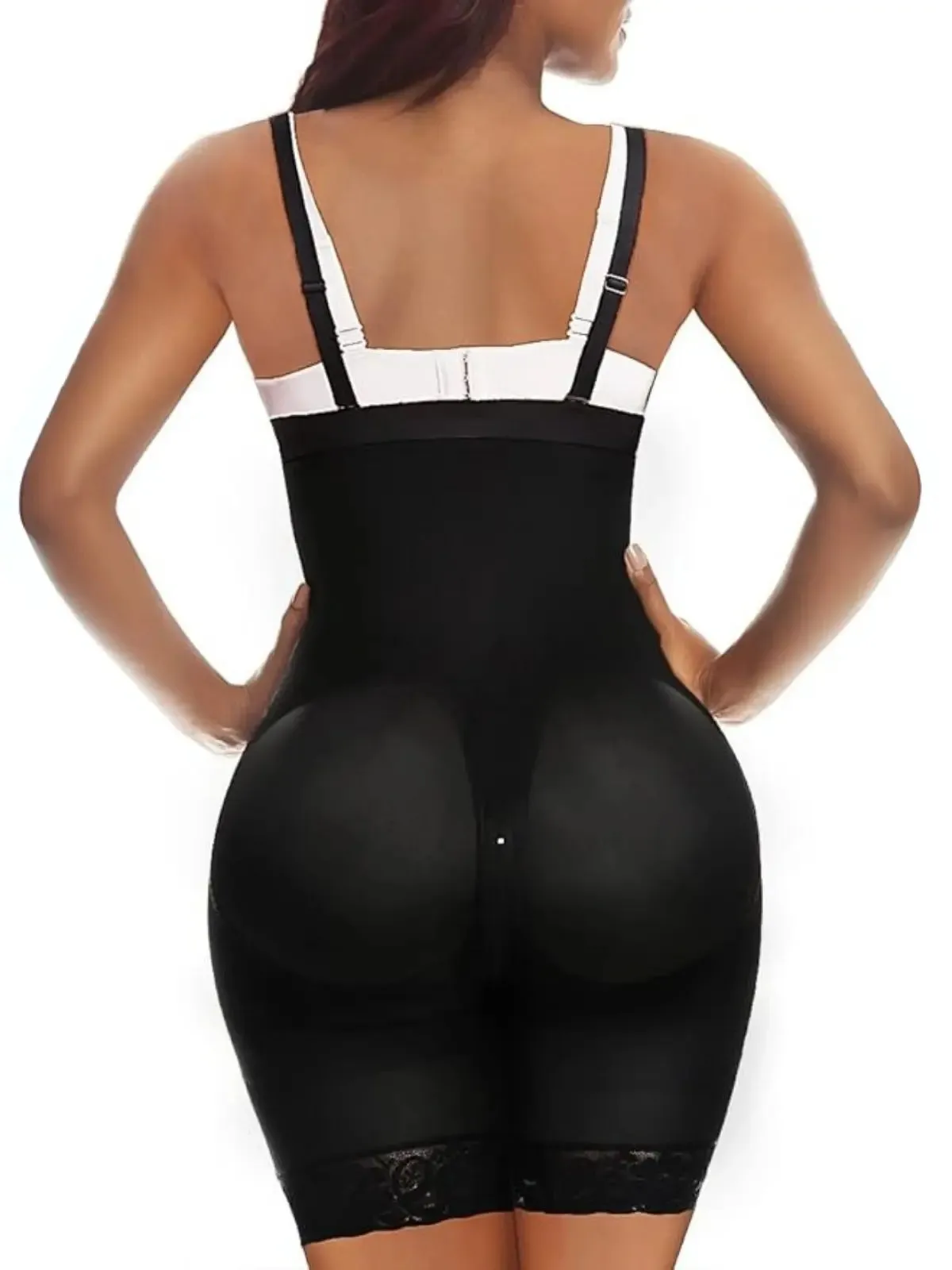 Siluet 1027 Braless Mid-Thigh Minimizer Bodysuit – Full Body Shaping & Everyday Comfort